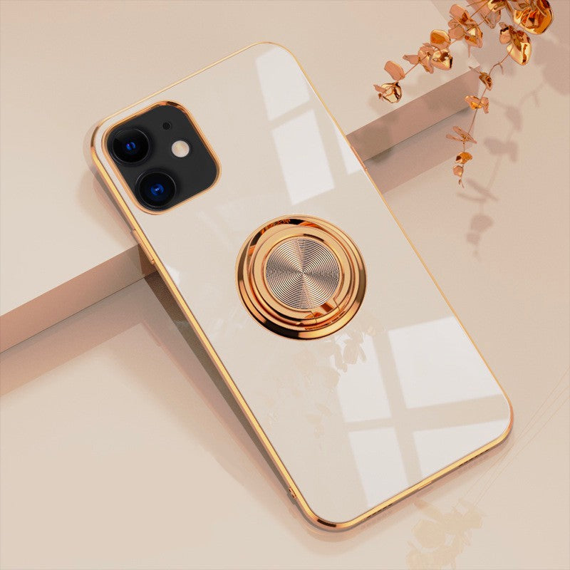 Ringora Electroplating Phone Case with Magnetic suction Anacotte