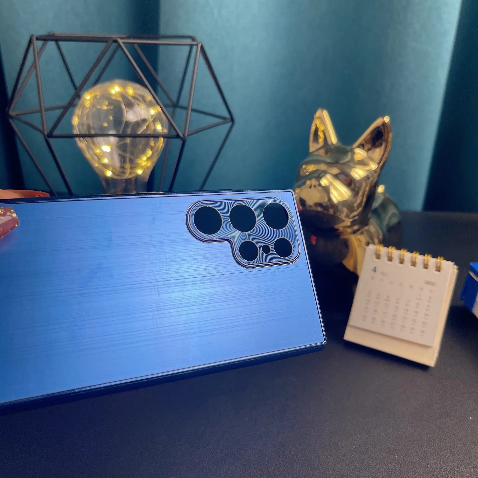 Special for cross-border e-commerce new applicable Samsung s22 mobile phone shell s22p electroplating frame metal brushed back plate 22u Anacotte