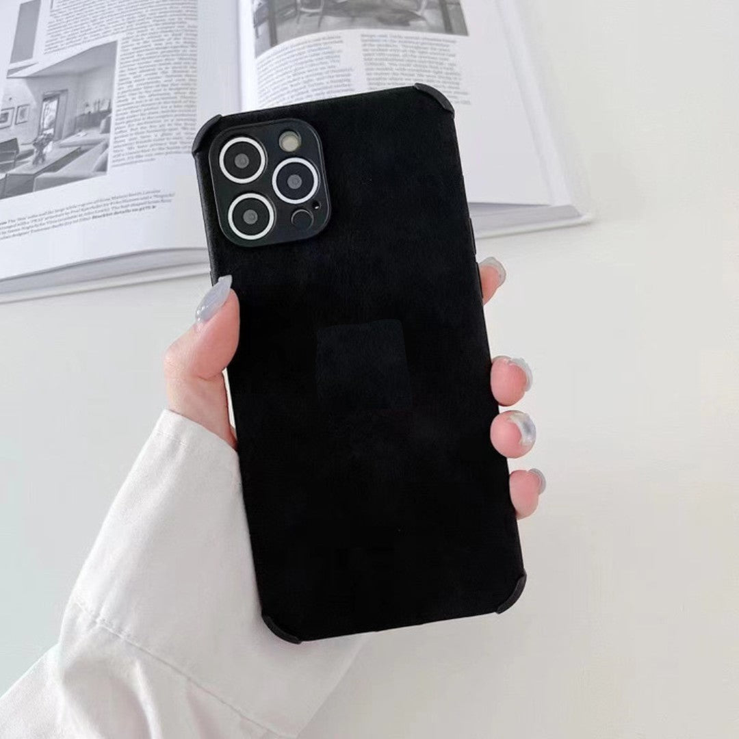 Suitable for Apple mobile phone shell all-inclusive anti-fall protective cover lambskin 2 Anacotte