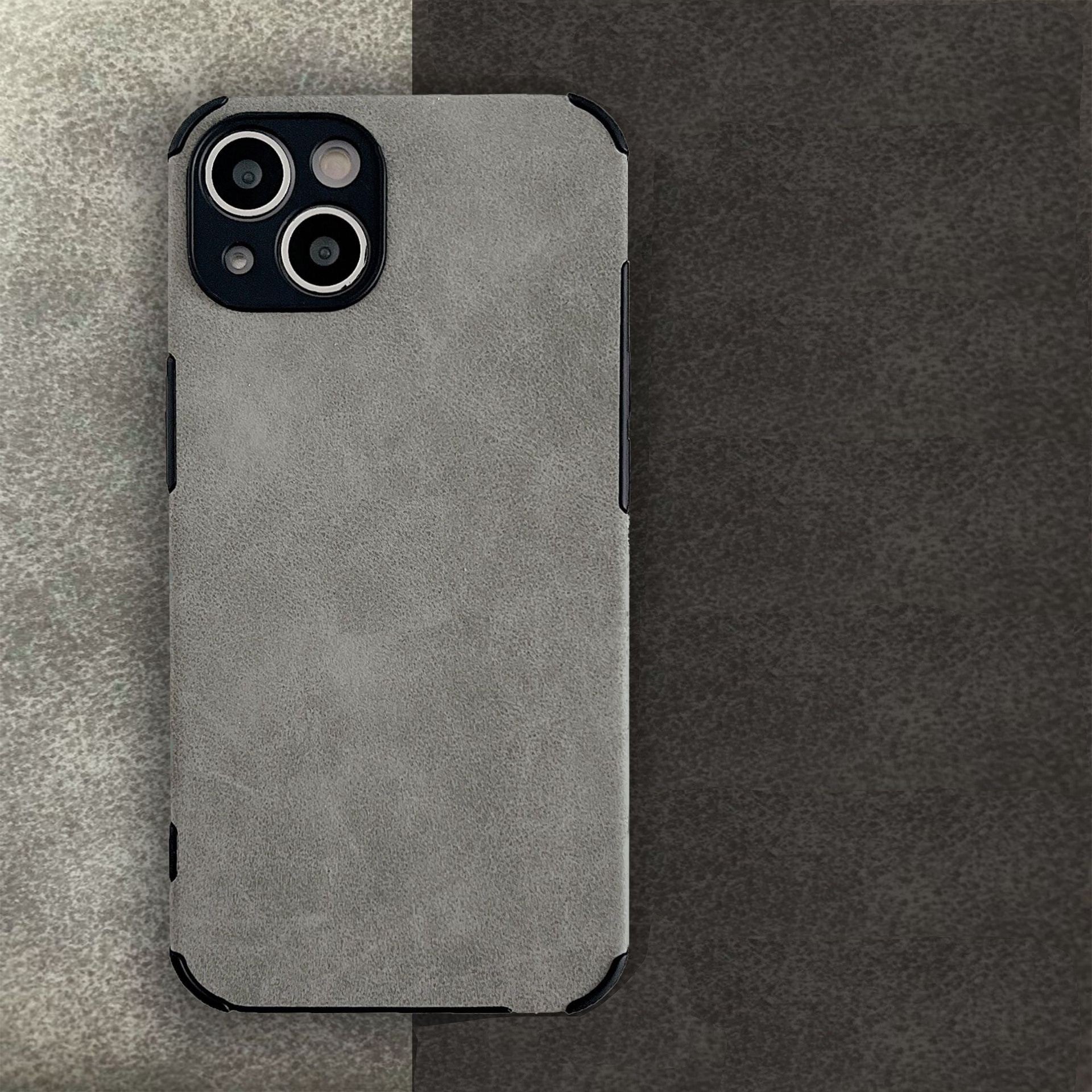 Suitable for Apple mobile phone shell all-inclusive anti-fall protective cover lambskin 2 Anacotte