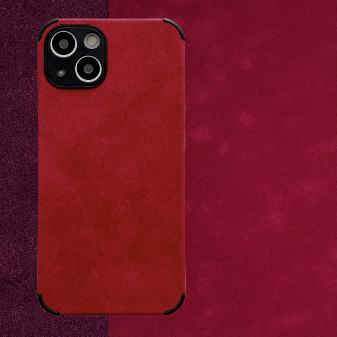 Suitable for Apple mobile phone shell all-inclusive anti-fall protective cover lambskin 2 Anacotte