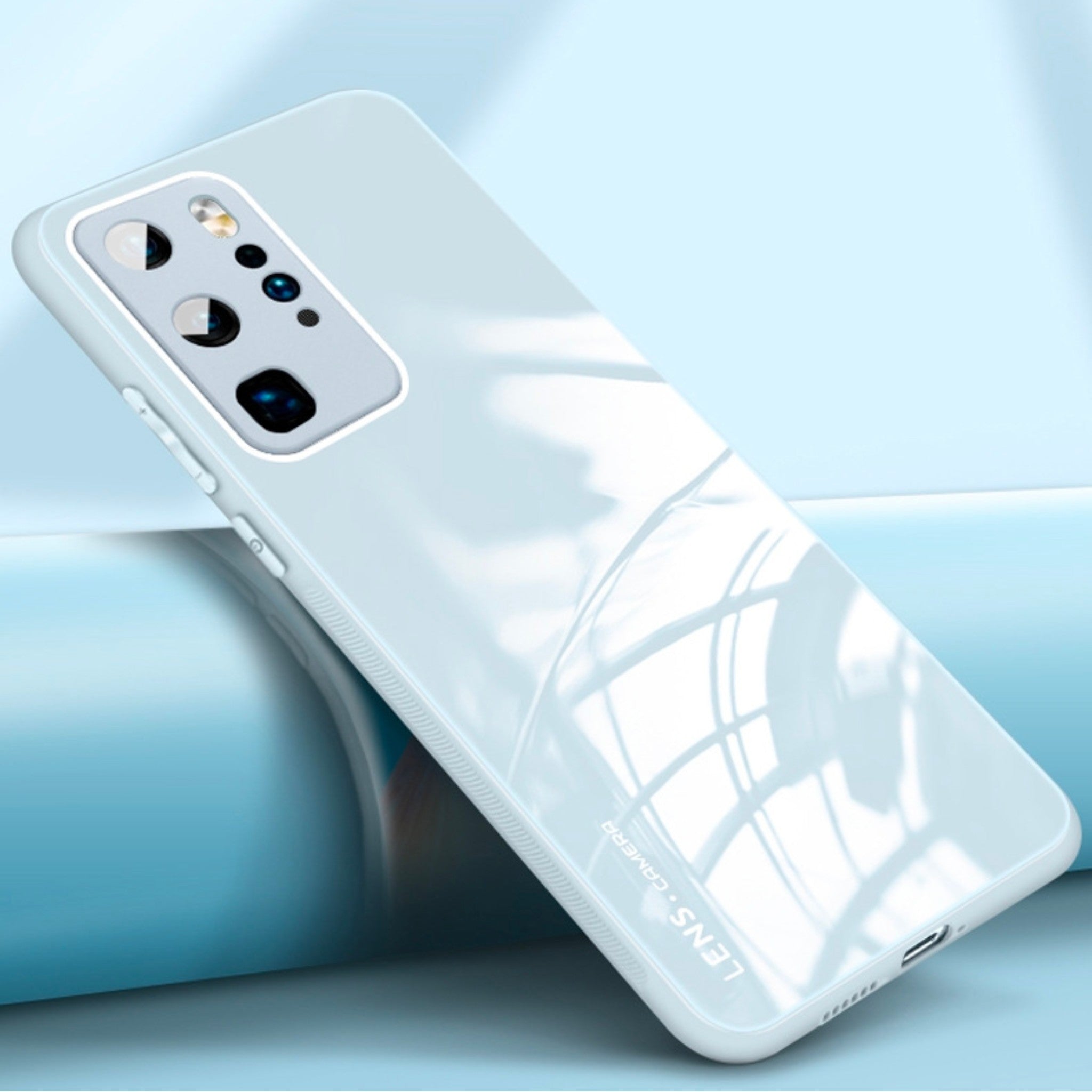 Suitable for Huawei P50pro liquid glass shell mate40 glory 50 lens all-inclusive nova78 mobile phone shell Anacotte