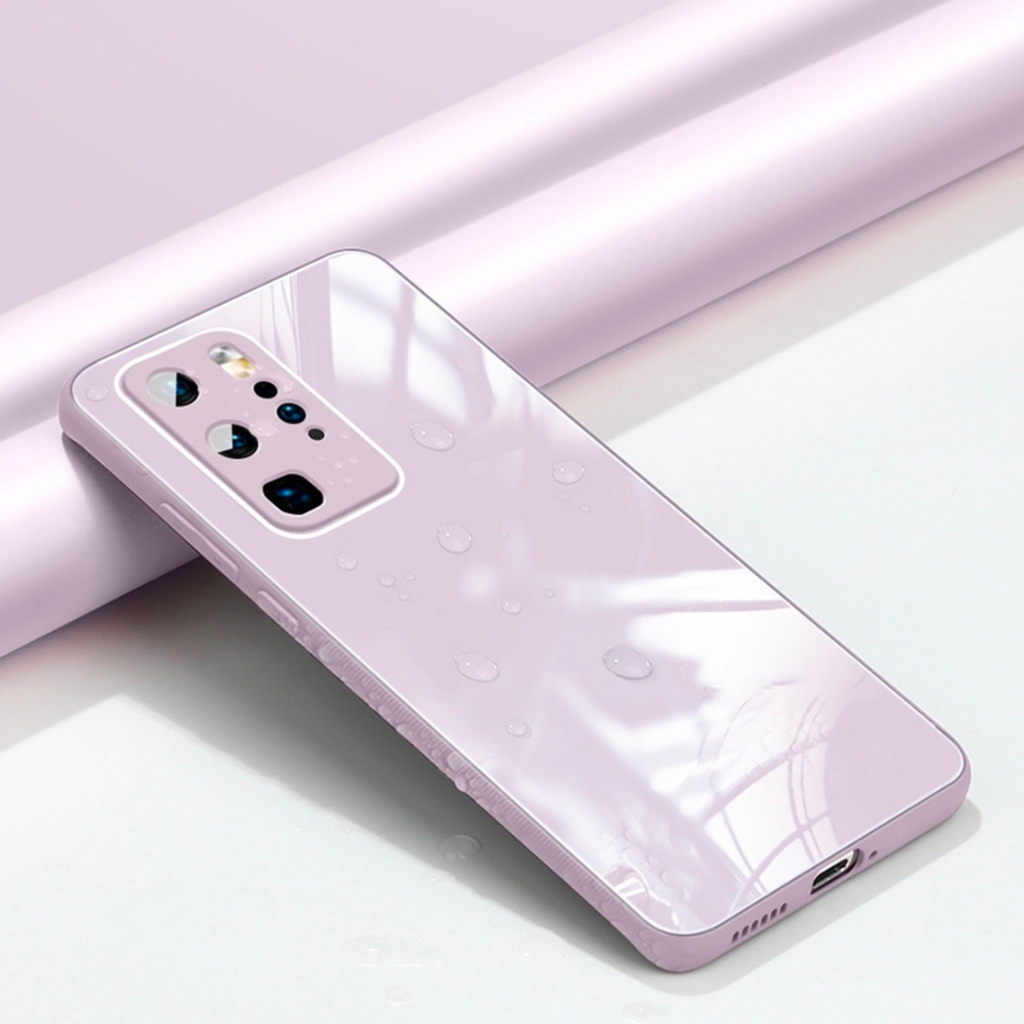 Suitable for Huawei P50pro liquid glass shell mate40 glory 50 lens all-inclusive nova78 mobile phone shell.2 Anacotte