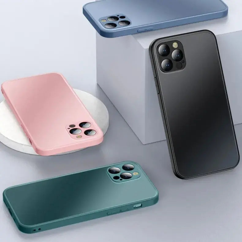 Temepoint Frosted Tempered Glass Phone Cover Anacotte