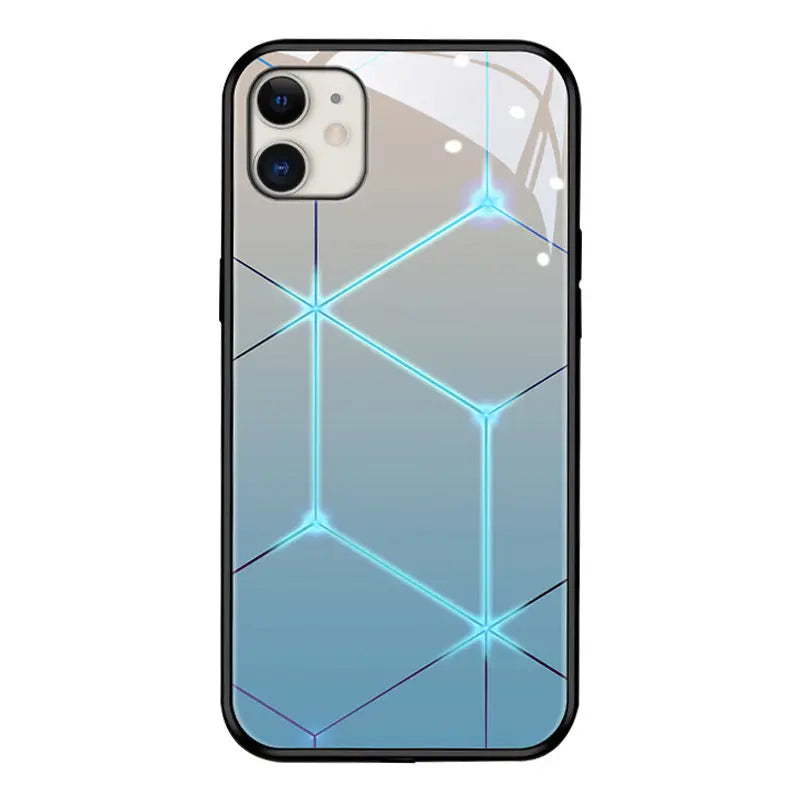 Temepoint Silicone Luminous Glass iPhone Case Anacotte
