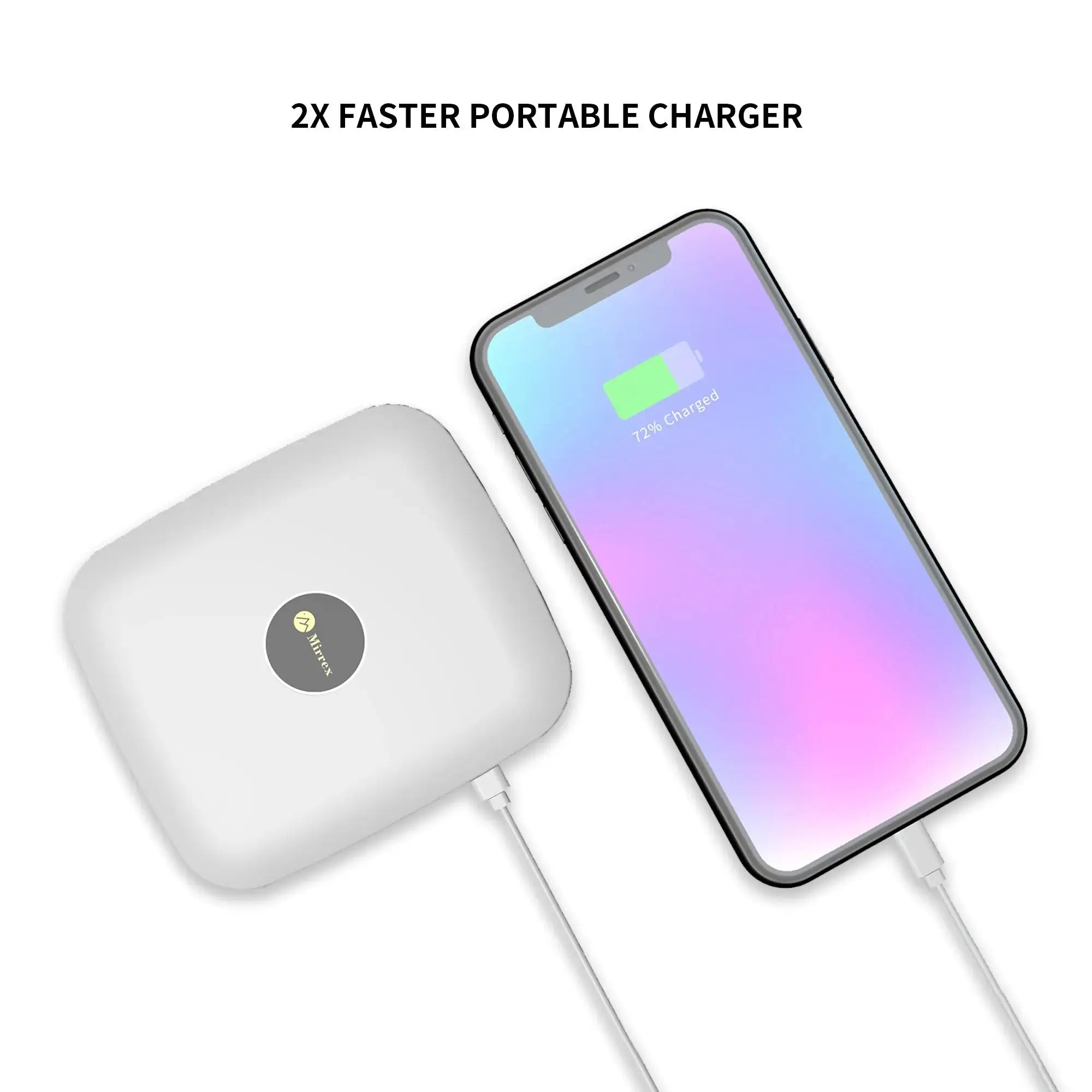 Touch Slider Control makeup mirror with portable charging and 5X magnifying Mirrex