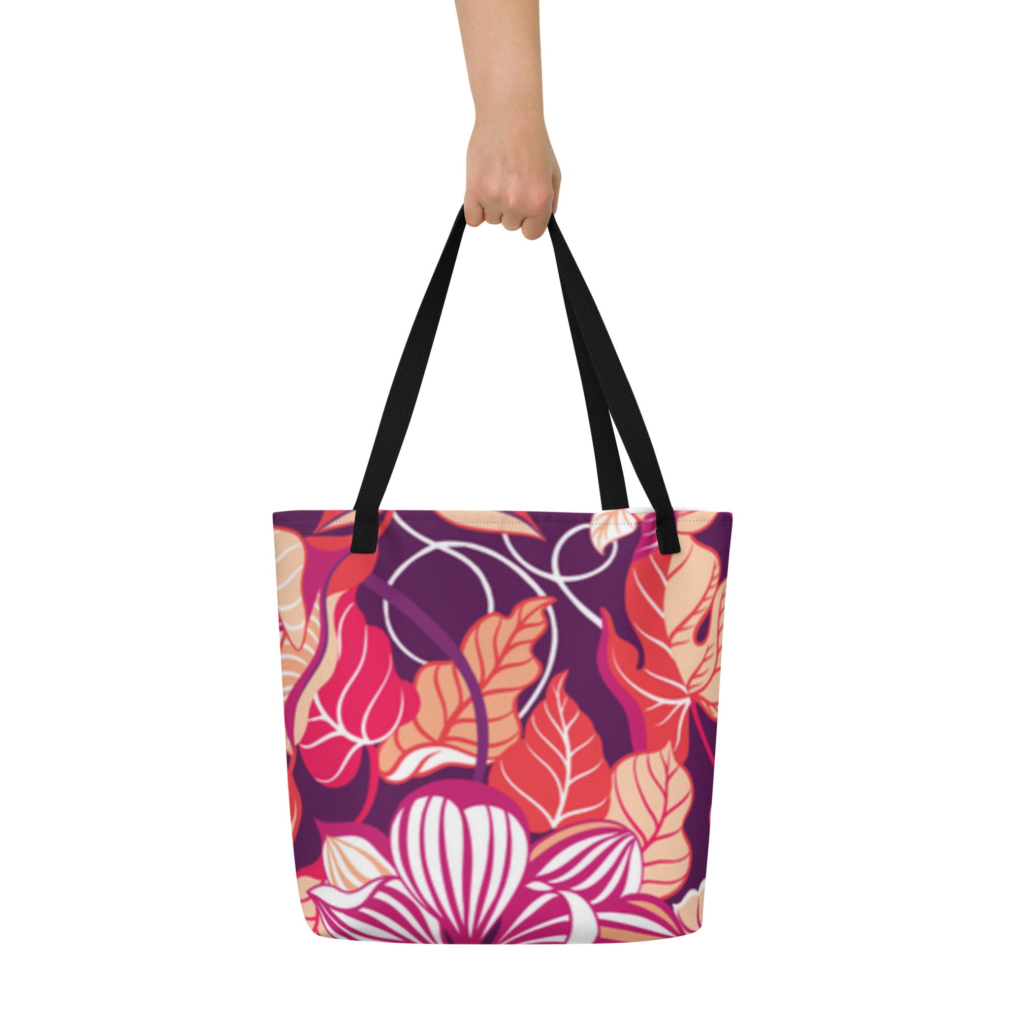 Anacotte Vivid Floral 44lbs Max Tote Bag