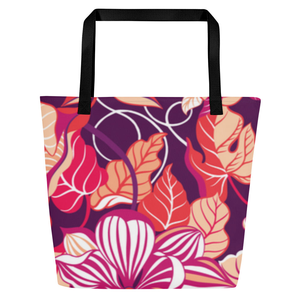 Anacotte Vivid Floral 44lbs Max Tote Bag