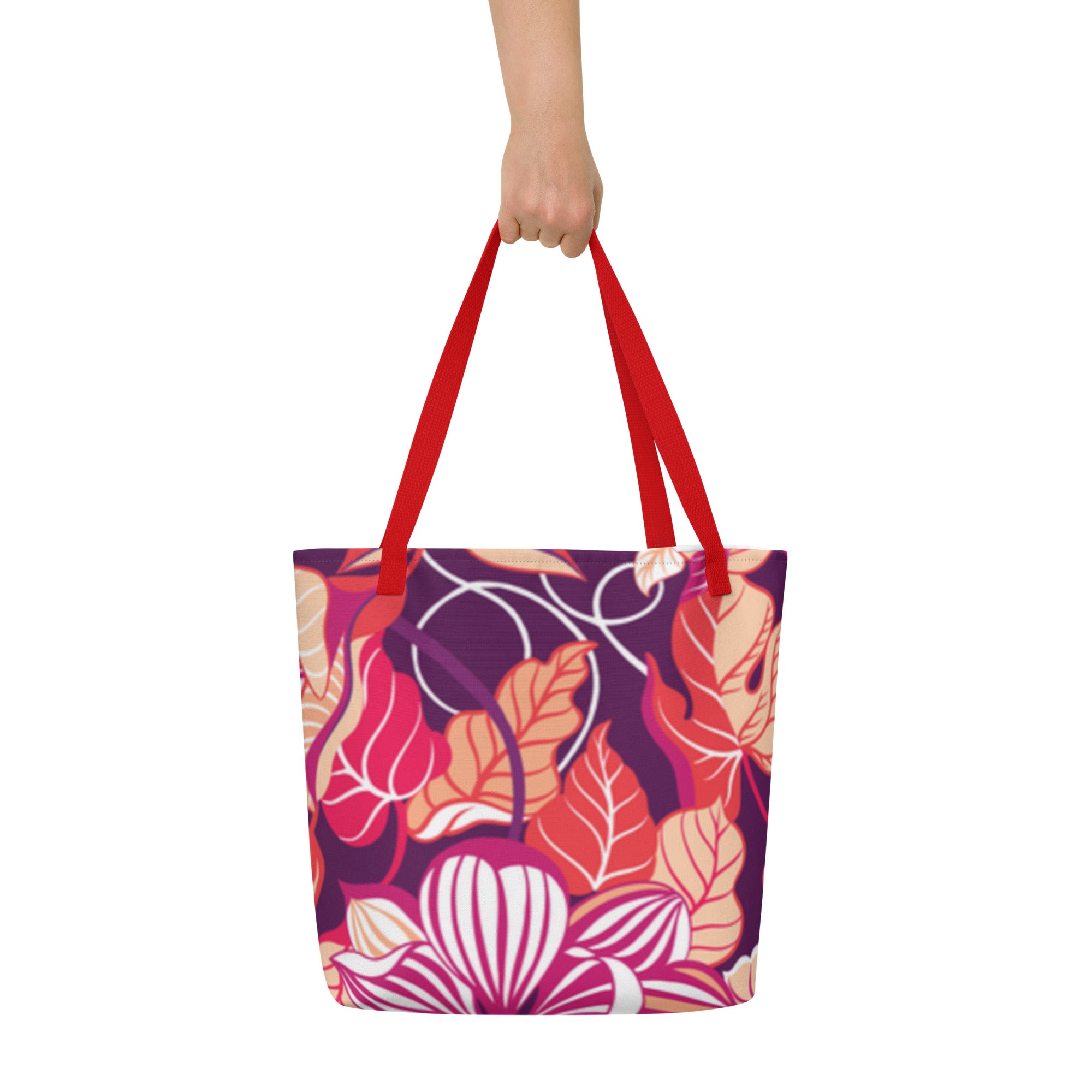 Anacotte Vivid Floral 44lbs Max Tote Bag