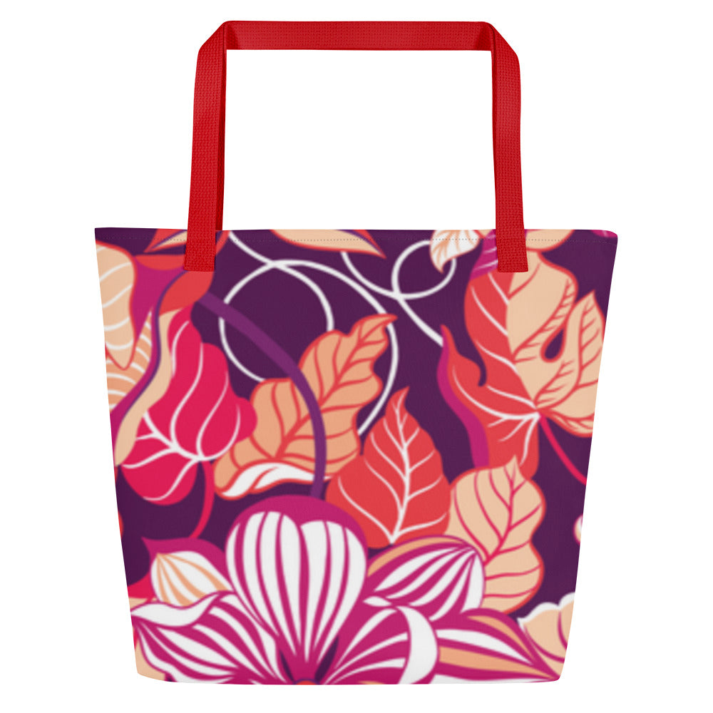 Anacotte Vivid Floral 44lbs Max Tote Bag