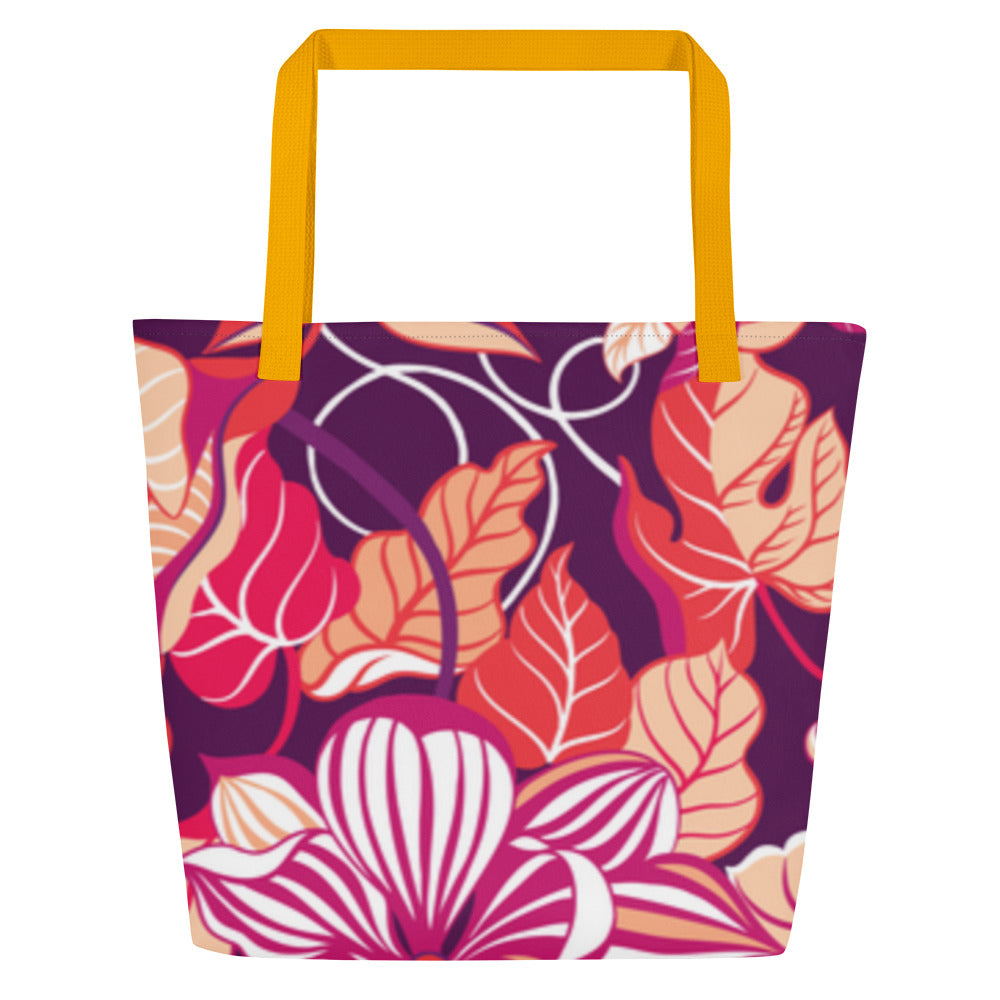 Anacotte Vivid Floral 44lbs Max Tote Bag