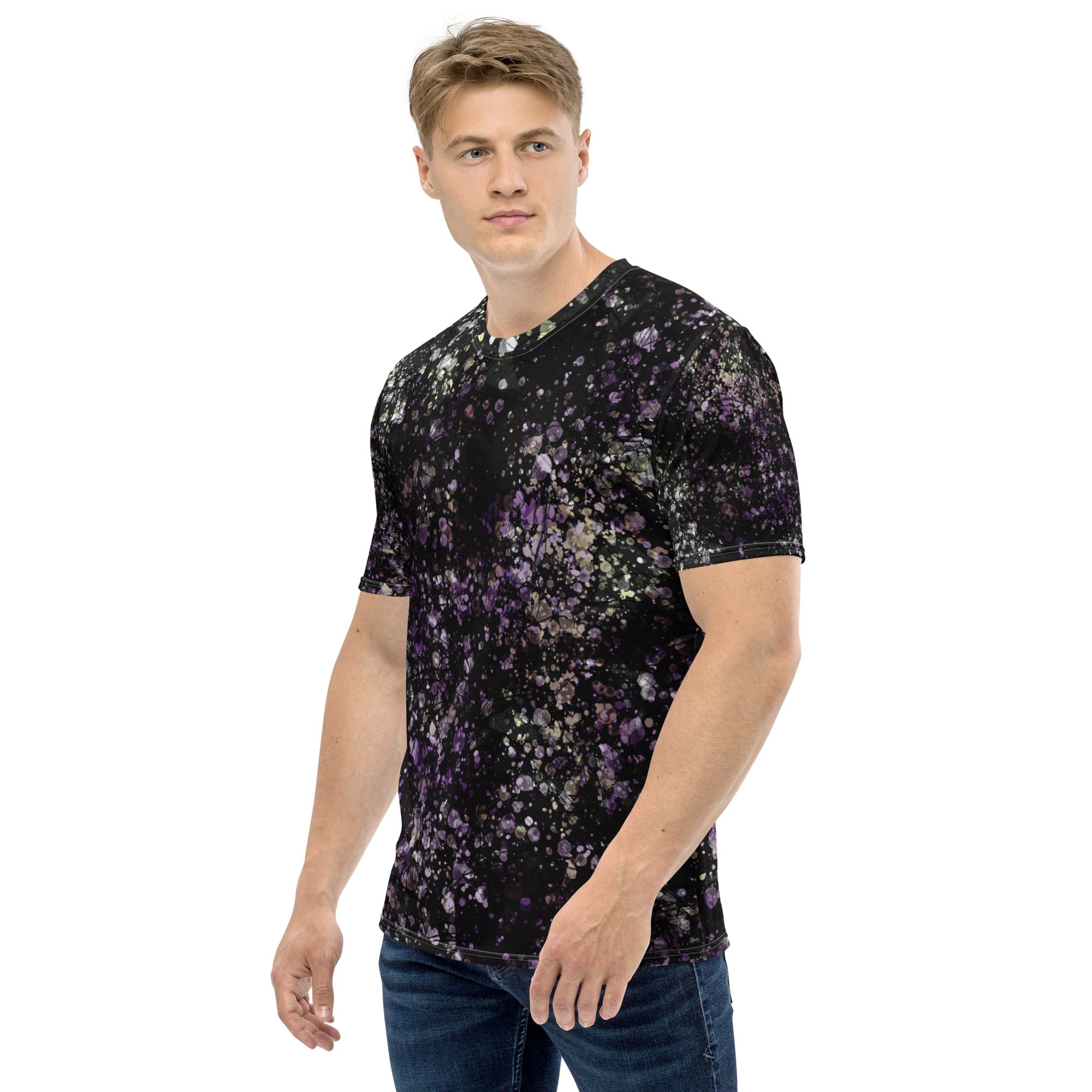 Anacotte Ultra-comfort Hidden Floral Men's Crew Neck T-Shirt