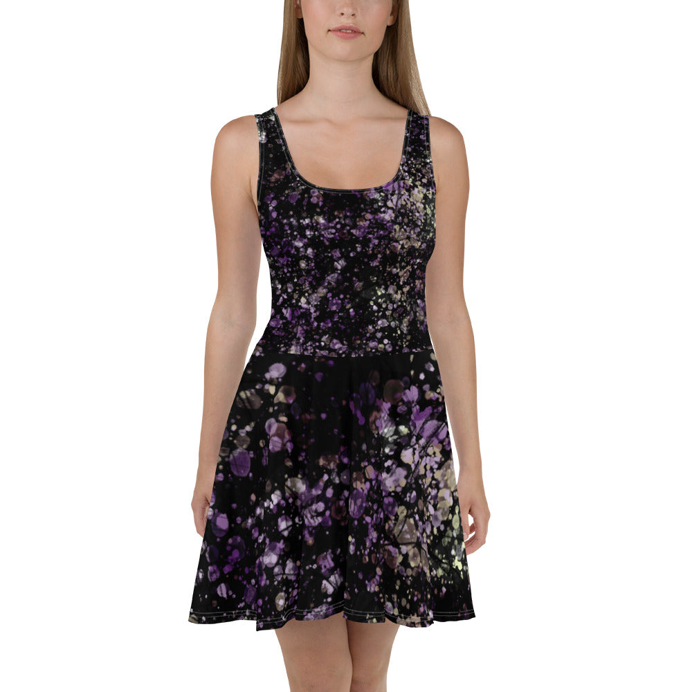 Anacotte Women's Hidden Floral Knit Skirt Dress