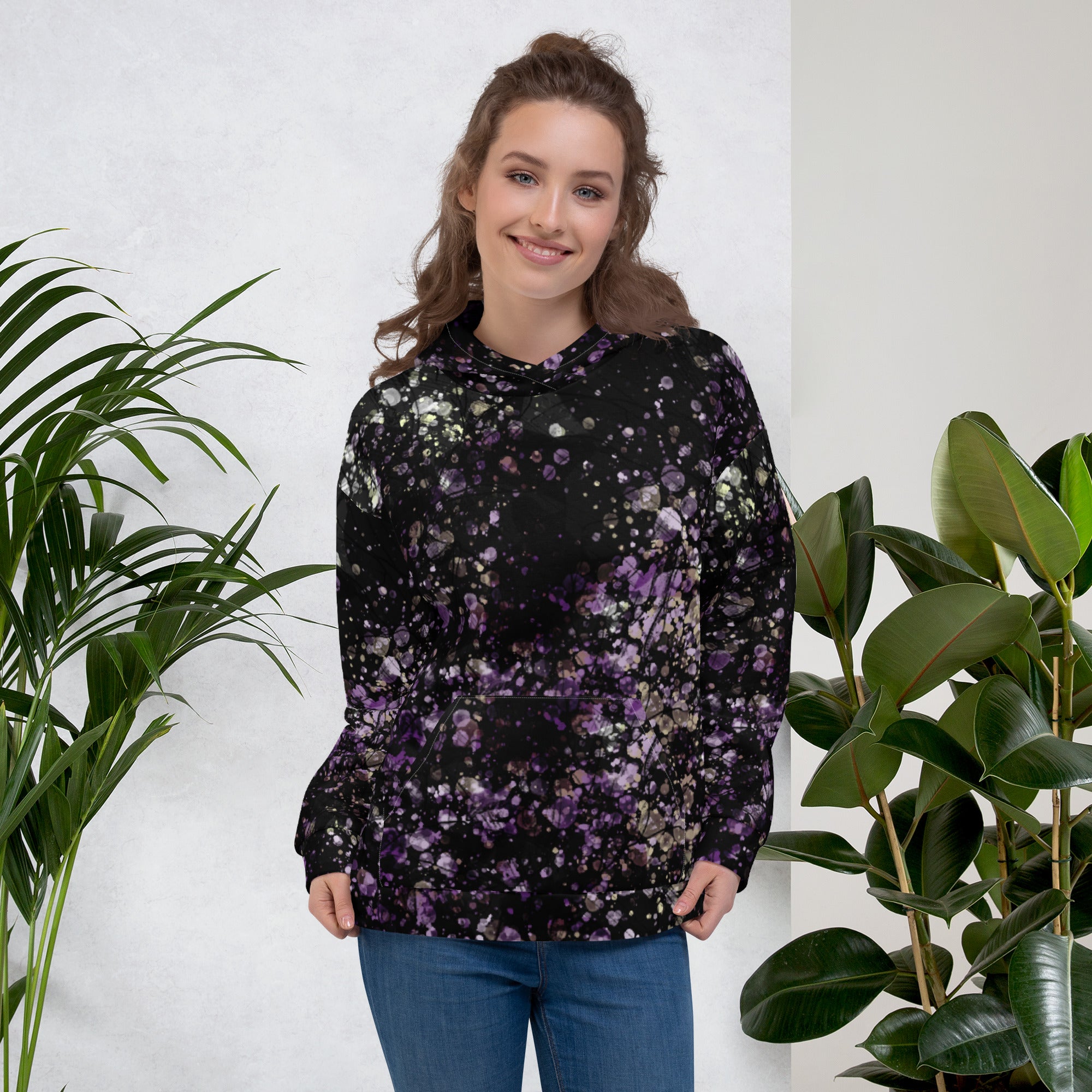 Anacotte Women Hidden Floral Print hoodies