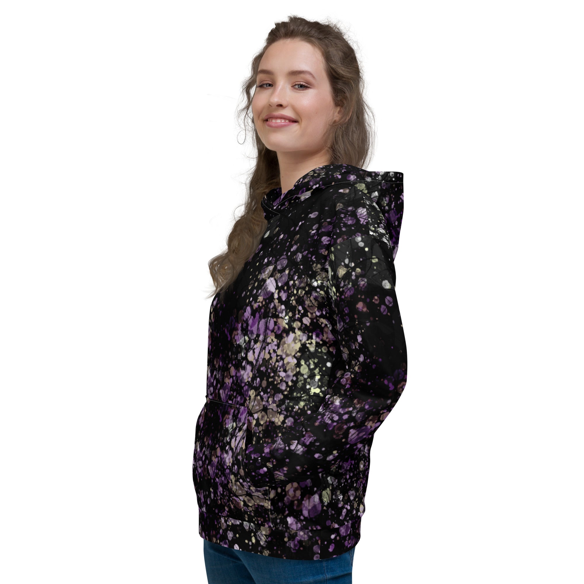 Anacotte Women Hidden Floral Print hoodies