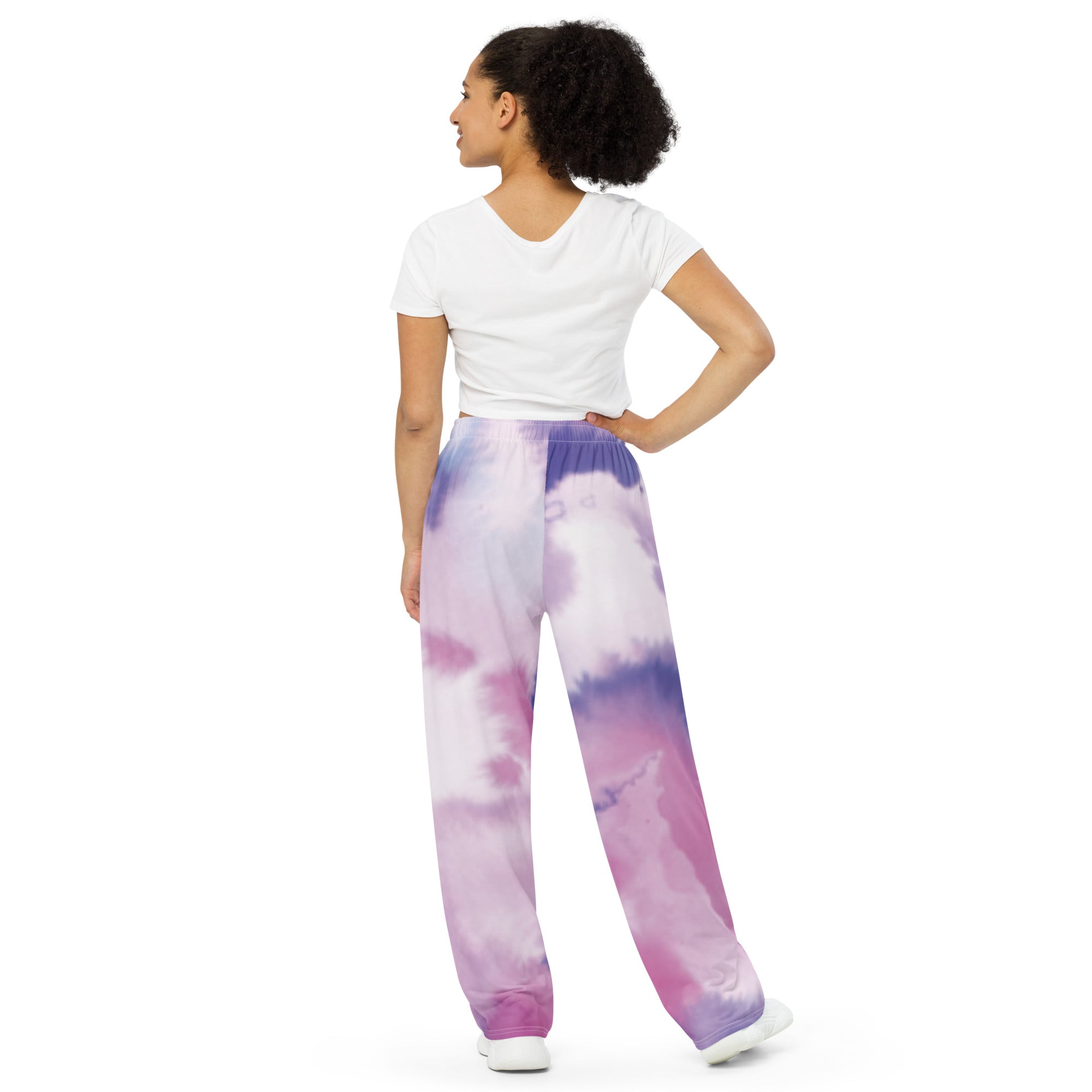 Anacotte All-over print unisex wide-leg pants