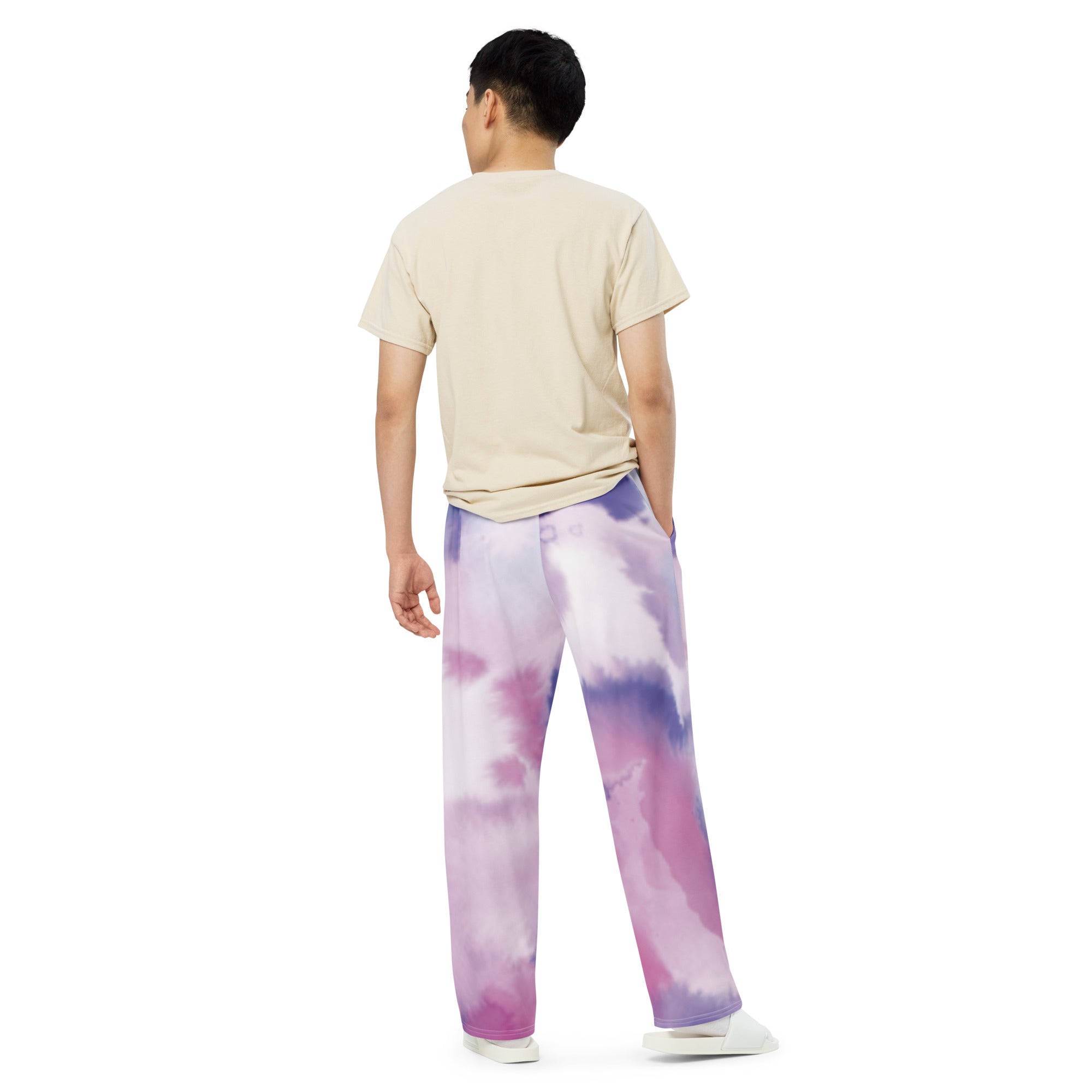 Anacotte All-over print unisex wide-leg pants