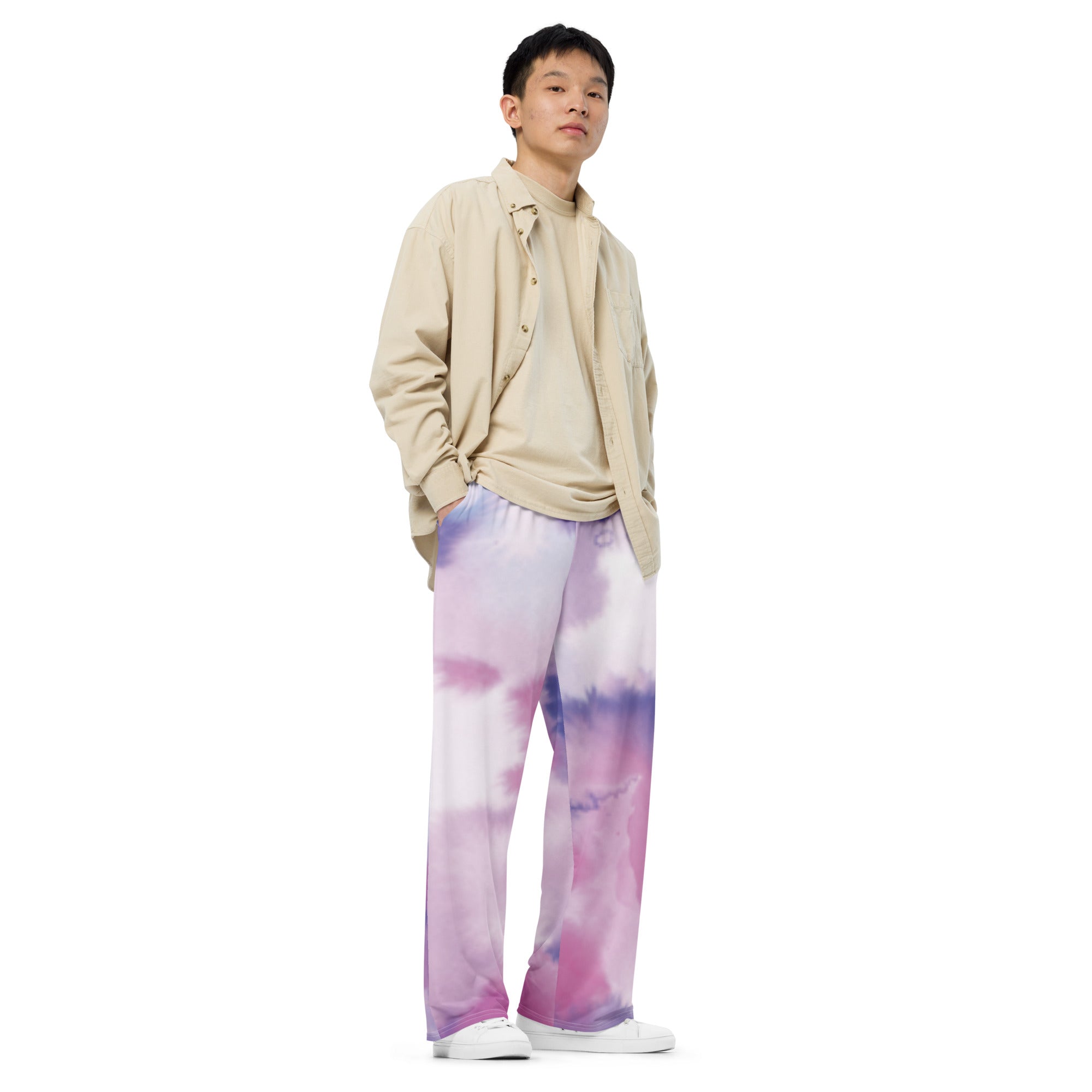 Anacotte All-over print unisex wide-leg pants