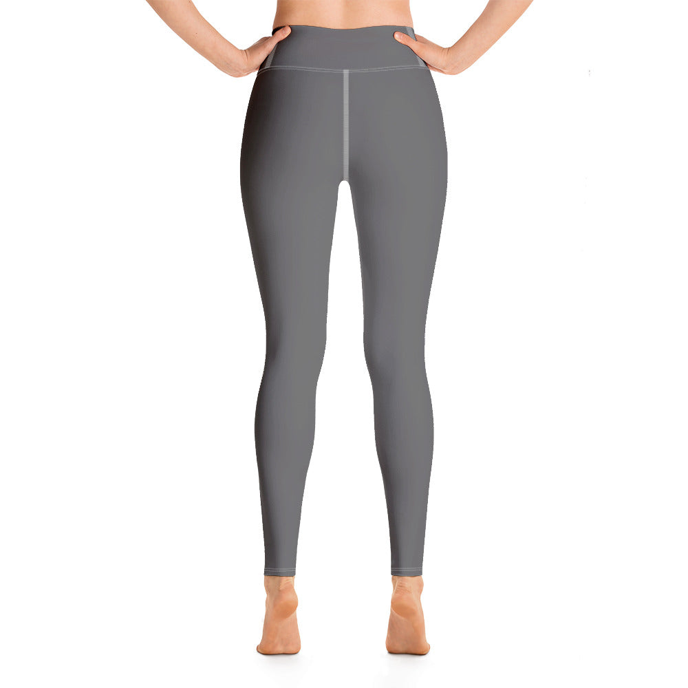 Gray Anacotte High Waisted Tight Heather Yoga Leggings