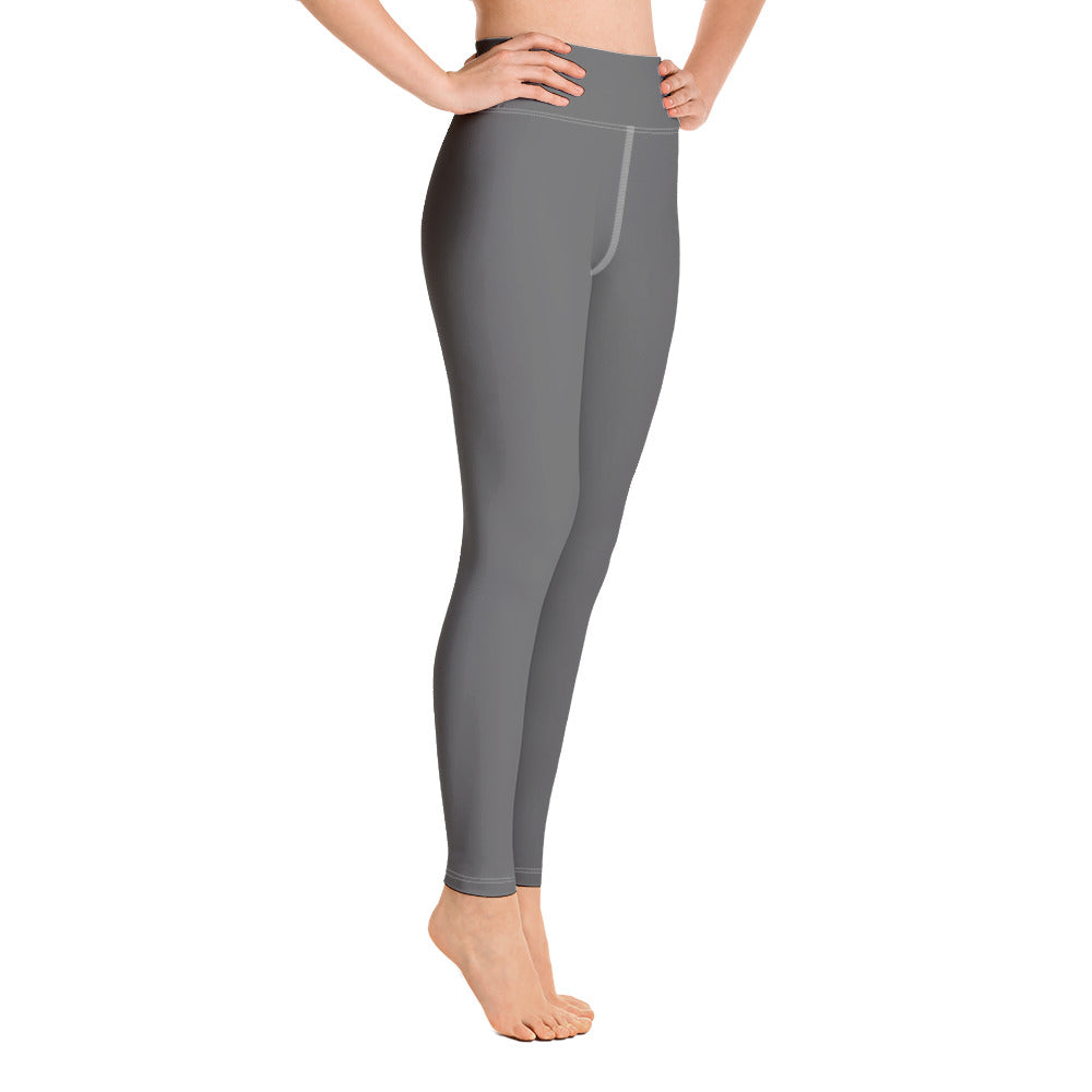 Gray Anacotte High Waisted Tight Heather Yoga Leggings