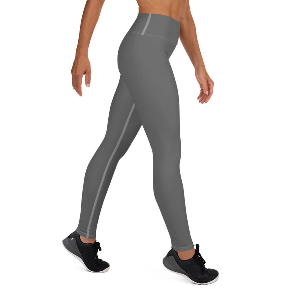 Gray Anacotte High Waisted Tight Heather Yoga Leggings