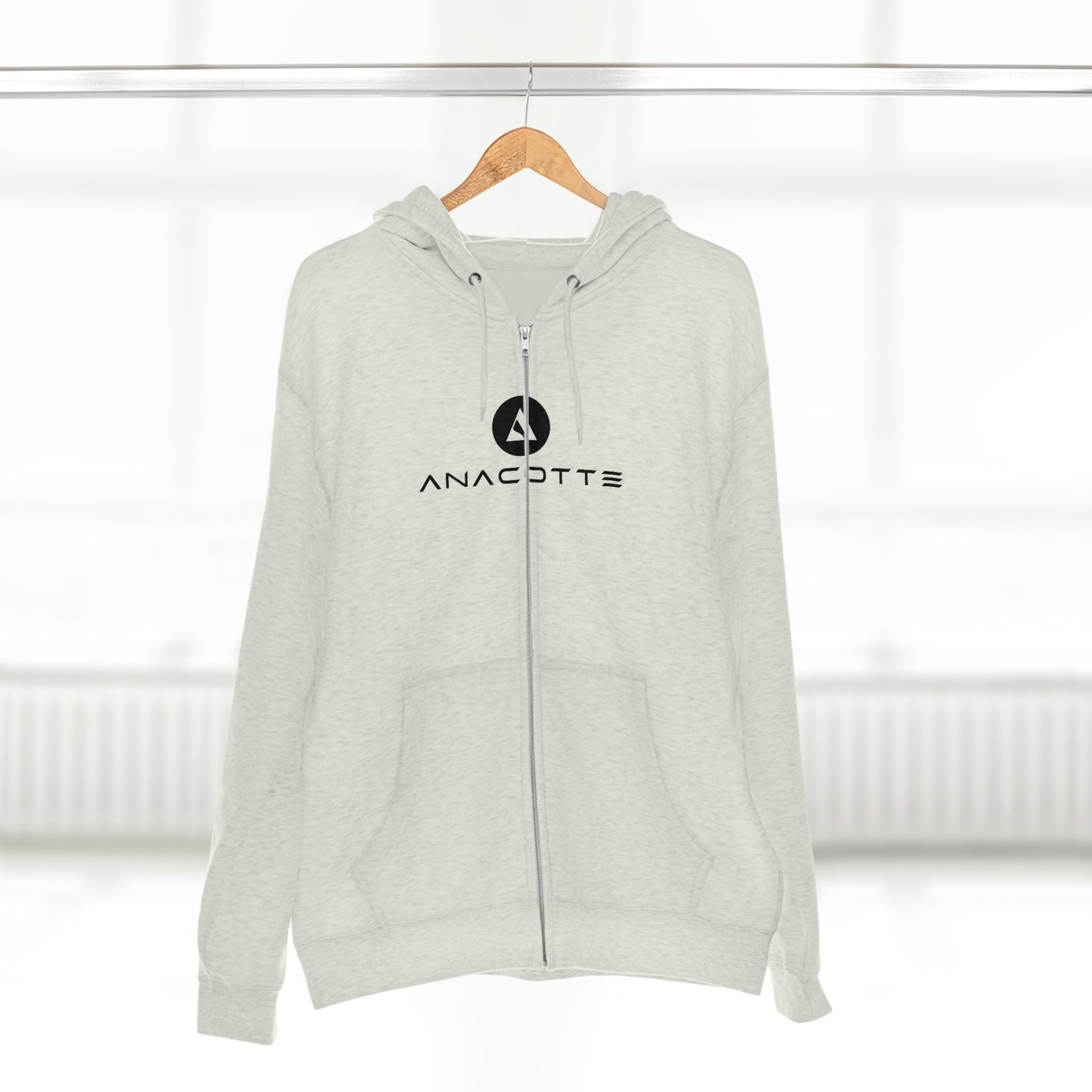 Anacotte Unisex Versatile Zip-Up Hoodie on wardrope