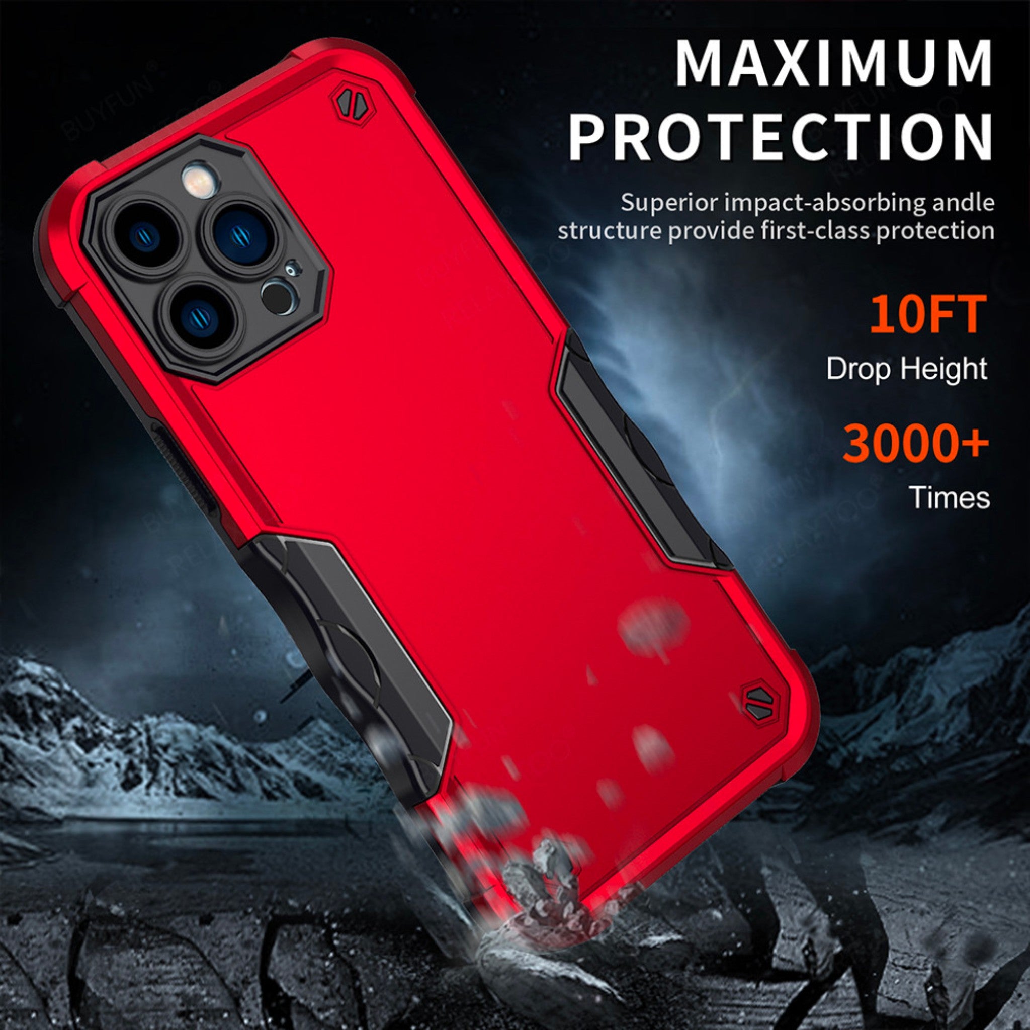 iPhone 14  Anacotte Camera Protection Hard PC Armor Silicone Shockproof Coque iPhone case Anacotte