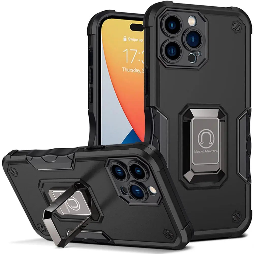 iPhone 14 Anacotte Armor Shockproof Car Magnetic Holder Ring Coque iPhone case Anacotte