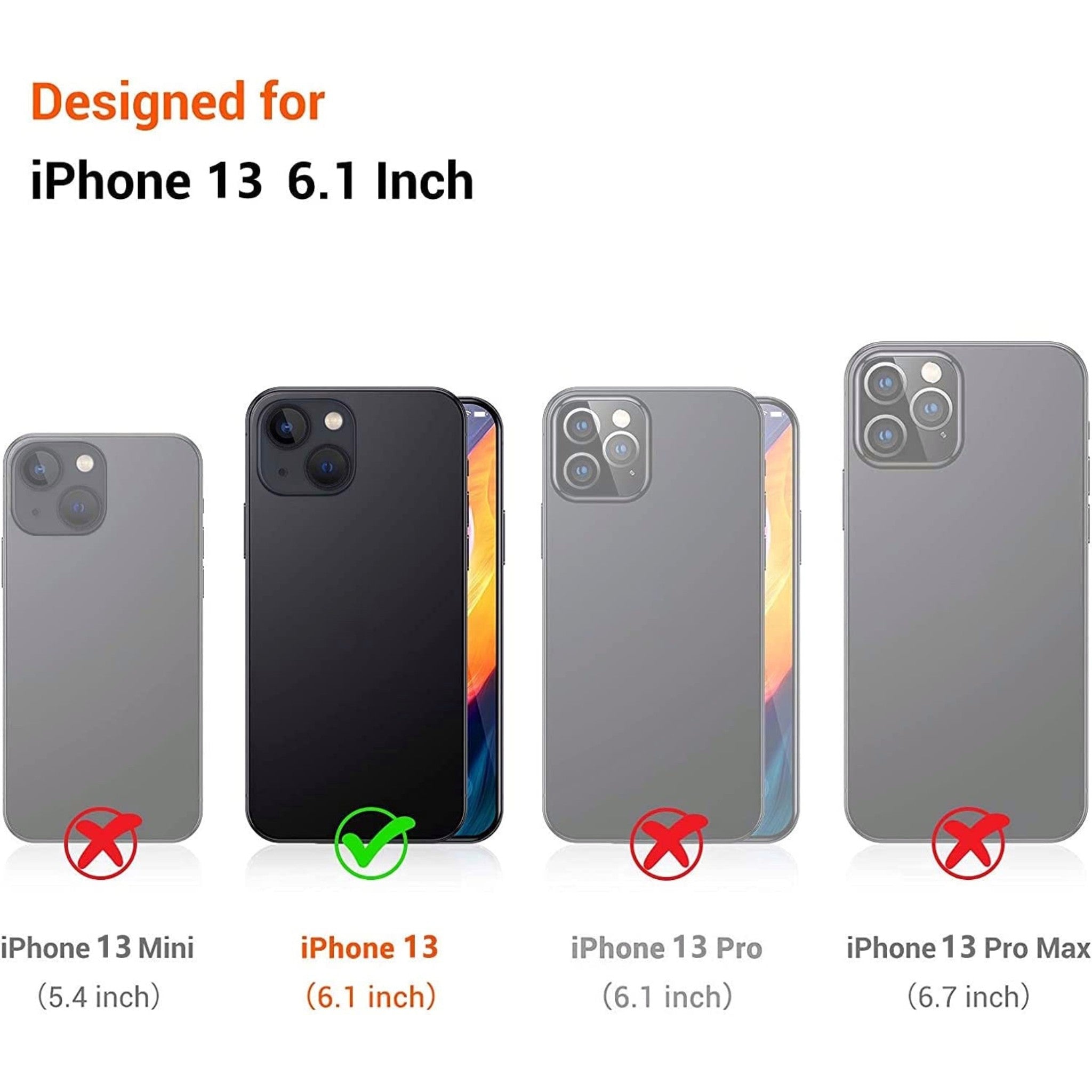 iPhone 14,13,12 Anacotte I-MGAE-IN-AR Compatible Clear Frosted Laser Glitter Bling iPhone case Anacotte