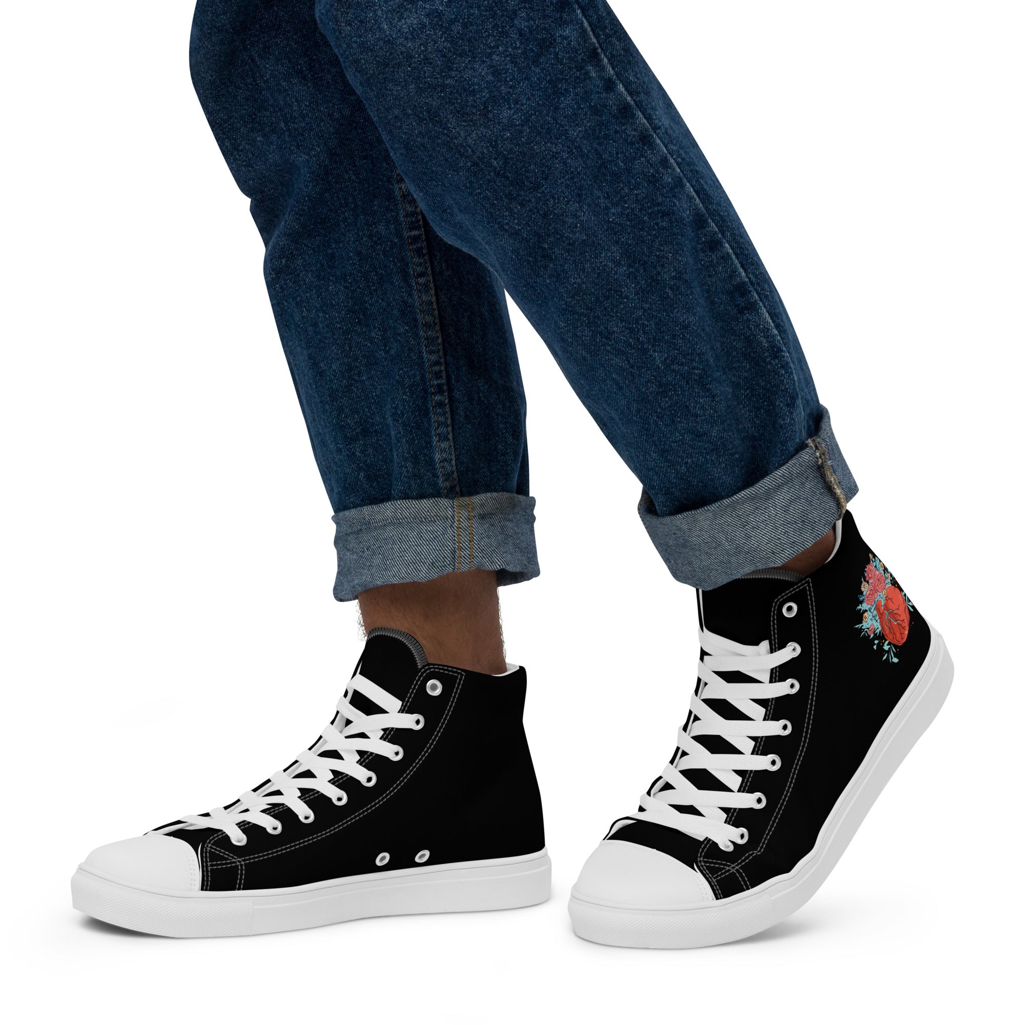 Anacotte Men’s high top canvas shoes