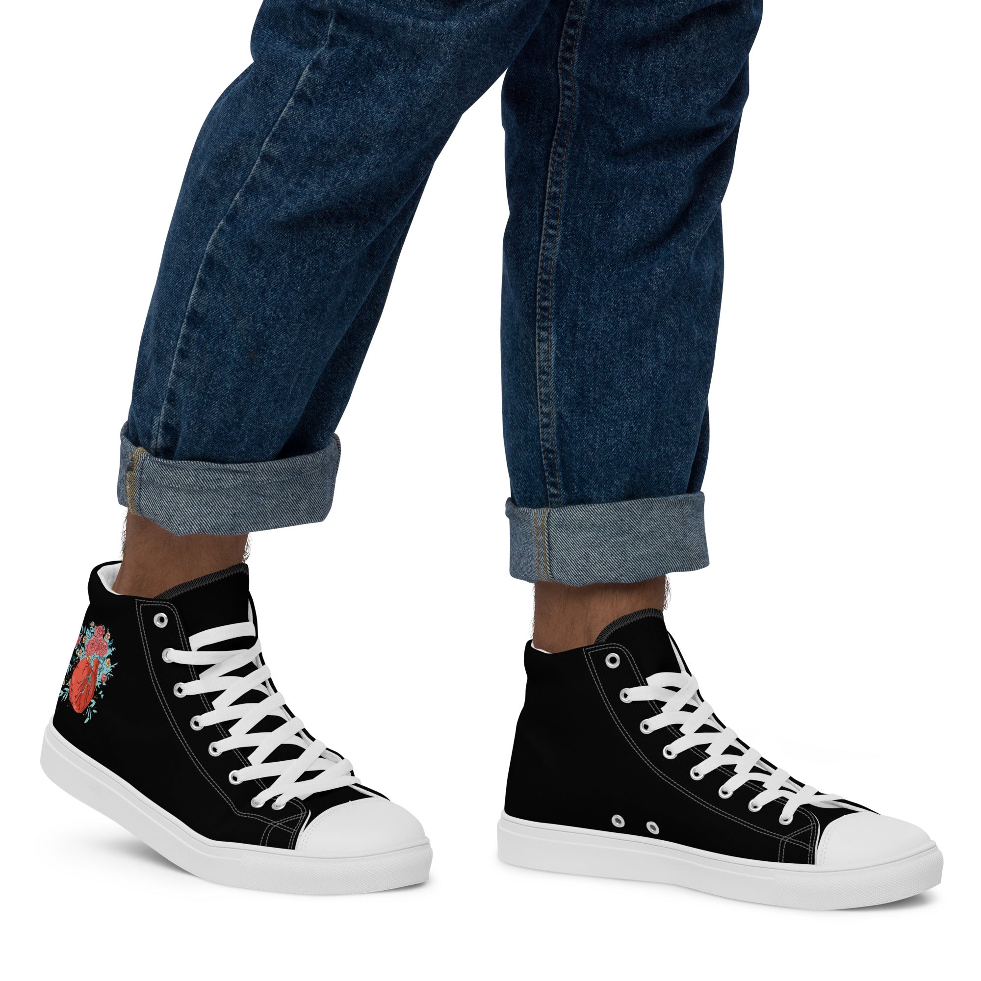 Anacotte Men’s high top canvas shoes