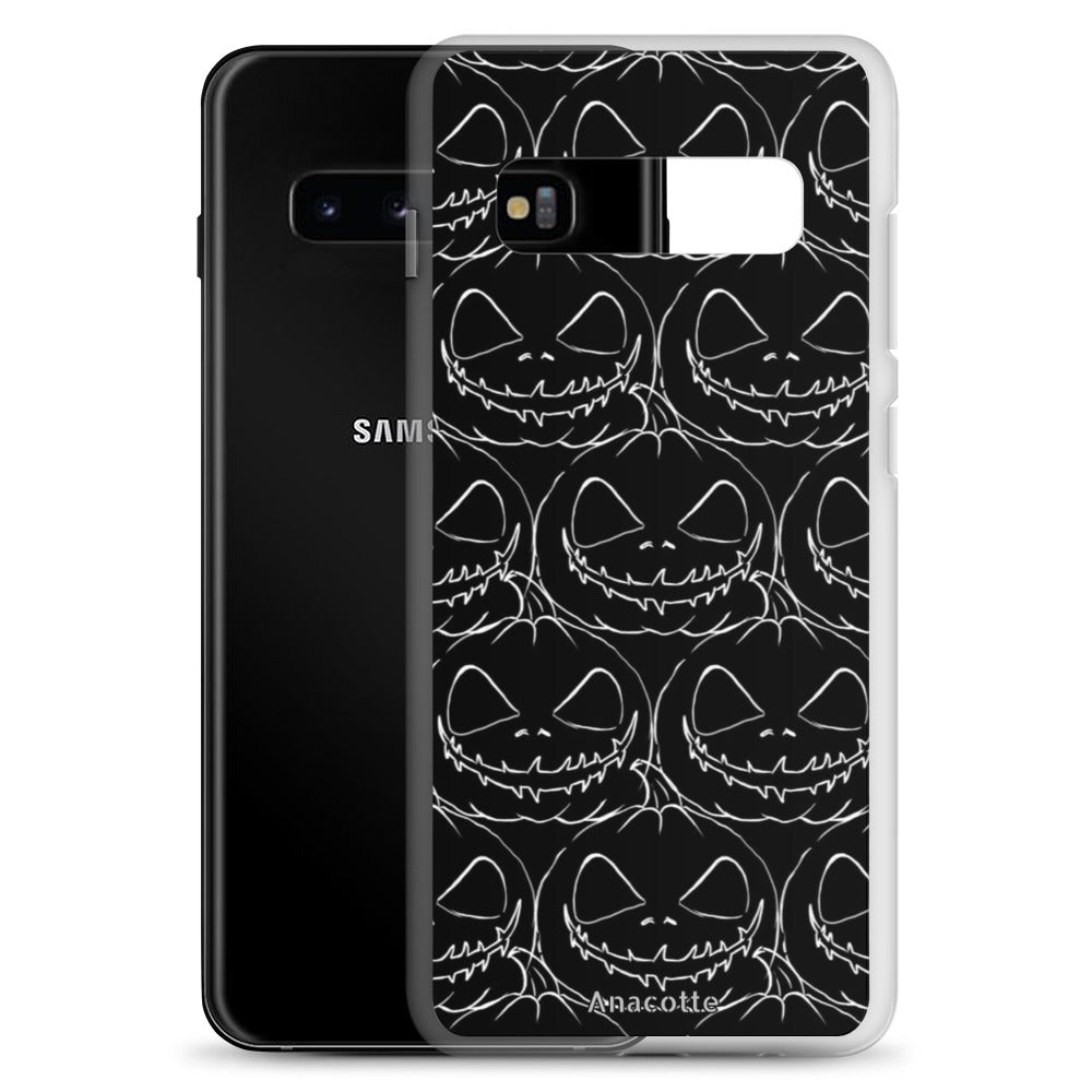 Samsung Case Halloween Black pumpkin Anacotte