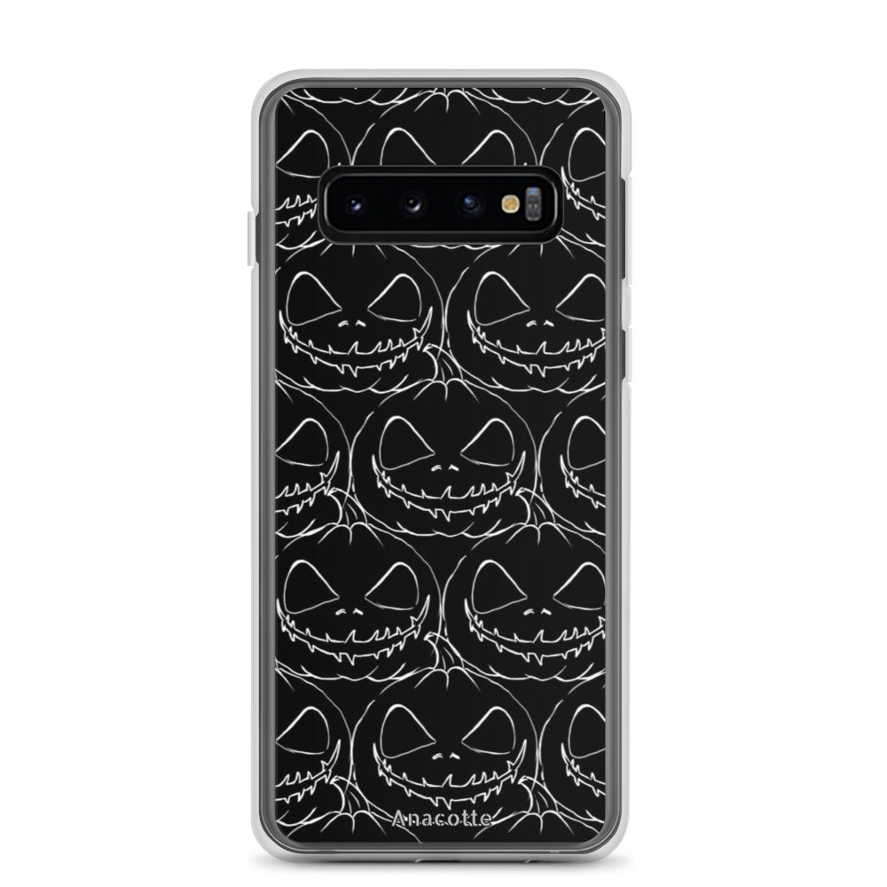 Samsung Case Halloween Black pumpkin Anacotte