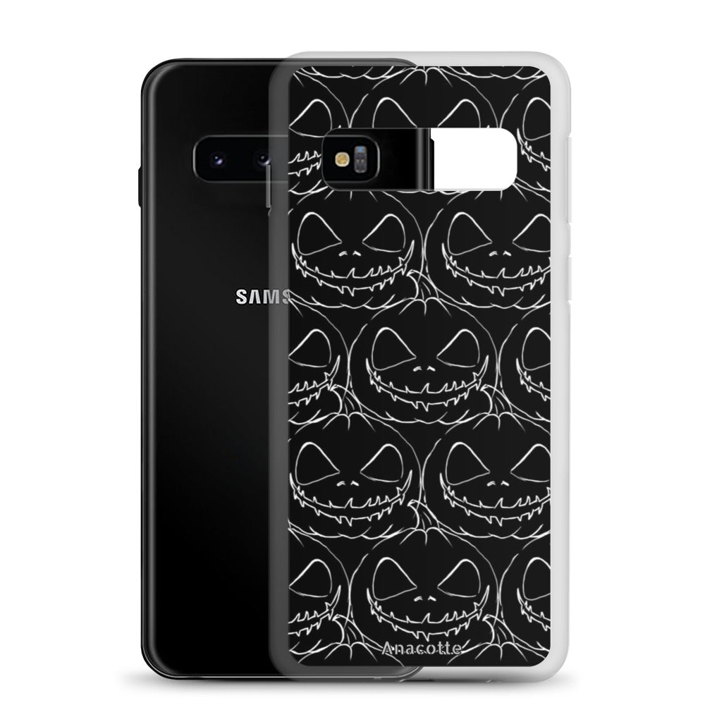 Samsung Case Halloween Black pumpkin Anacotte