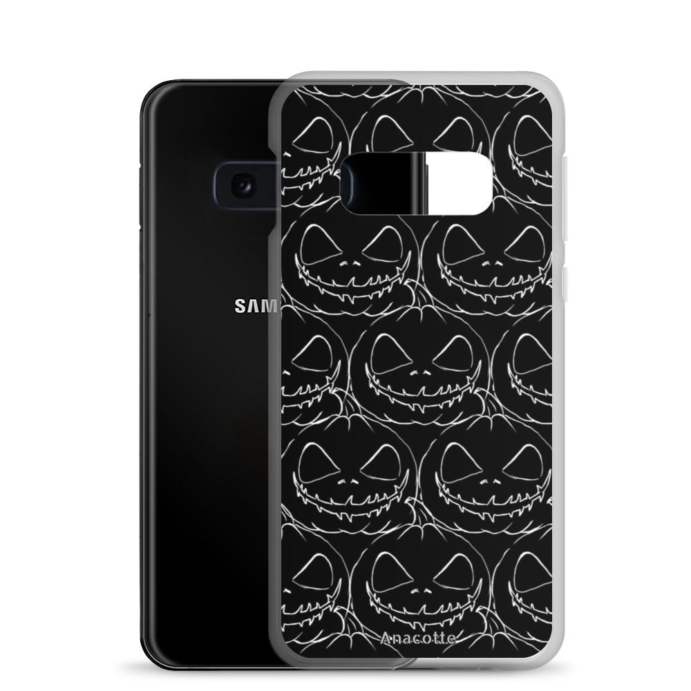 Samsung Case Halloween Black pumpkin Anacotte