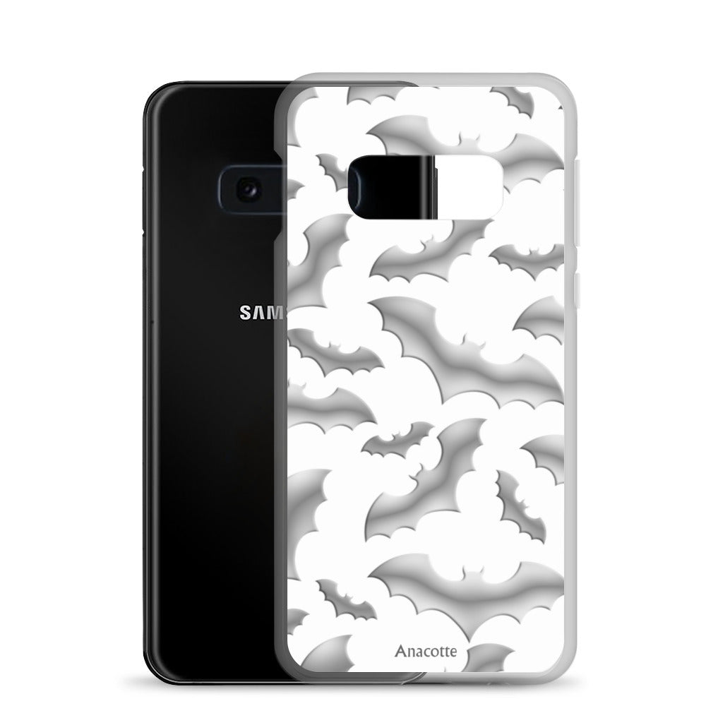 Samsung Case Halloween Bat White Anacotte