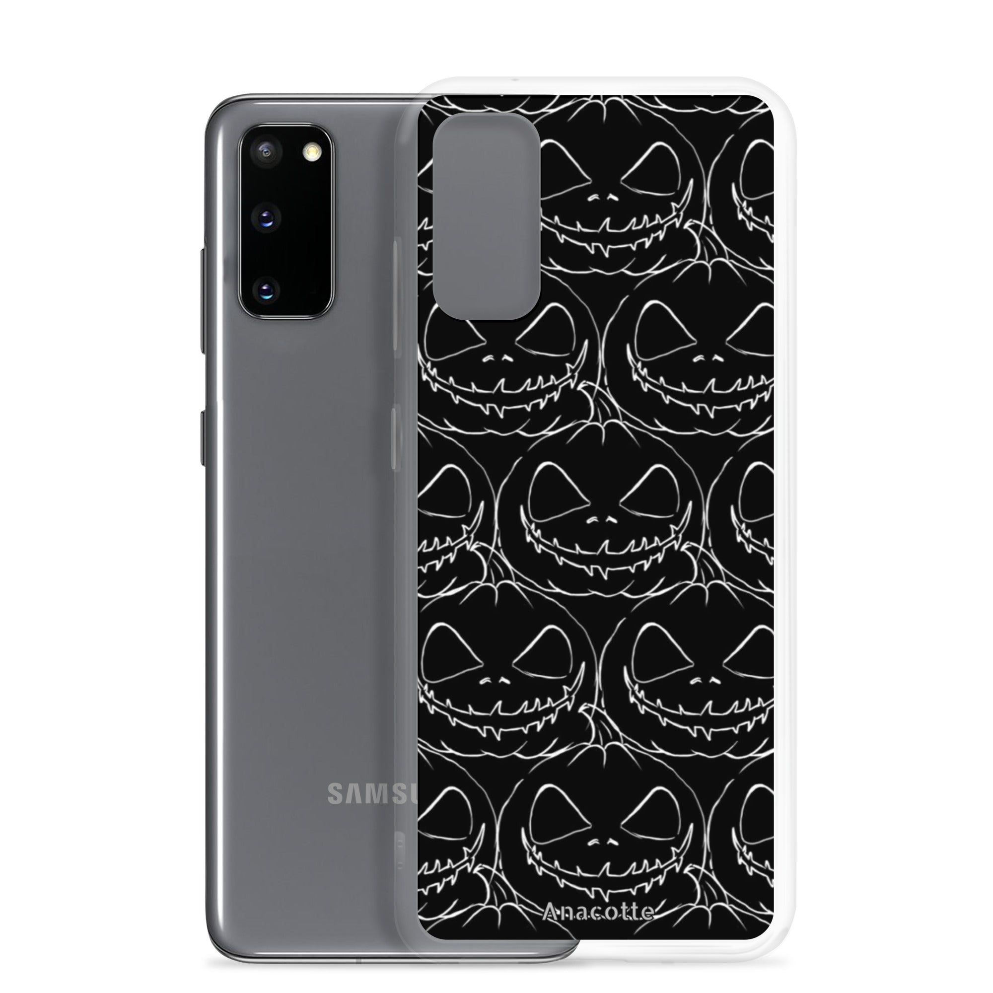 Samsung Case Halloween Black pumpkin Anacotte