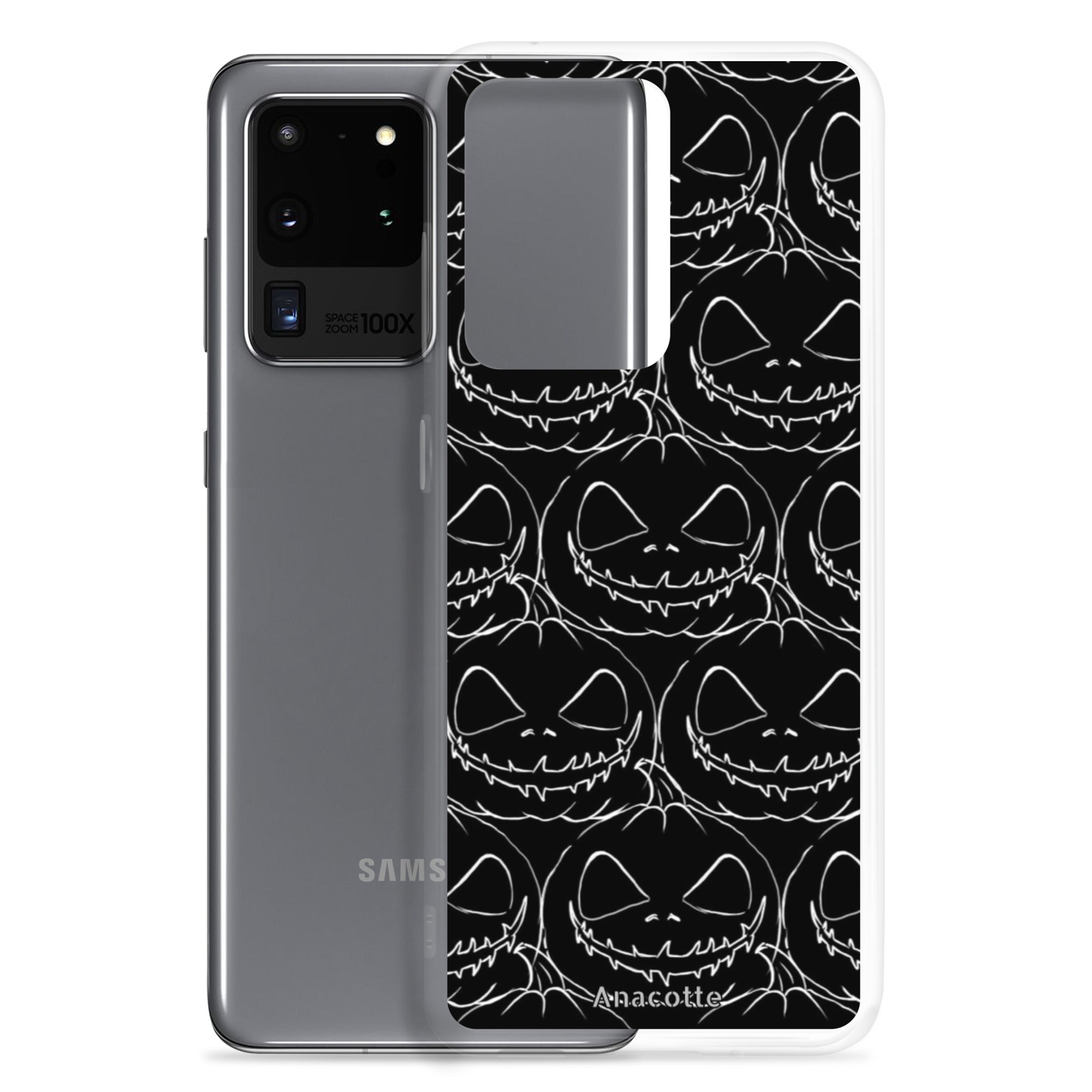 Samsung Case Halloween Black pumpkin Anacotte