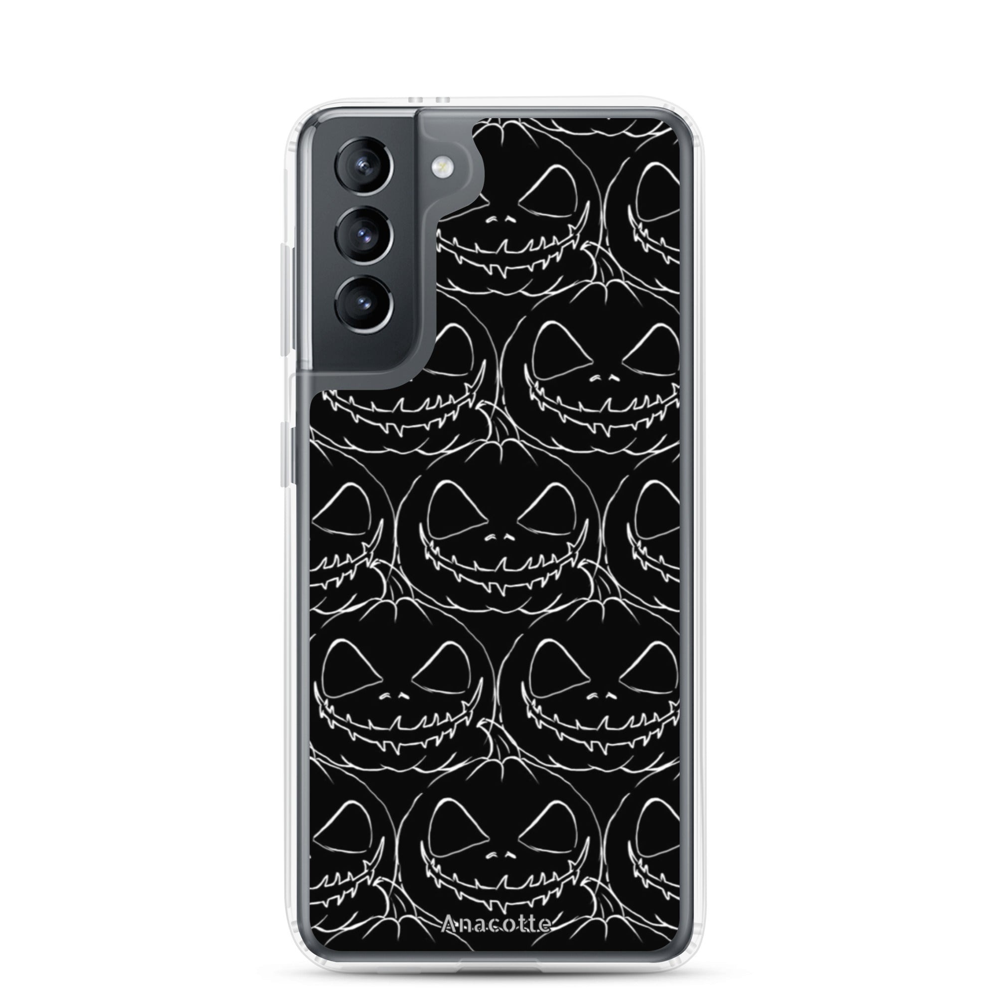 Samsung Case Halloween Black pumpkin Anacotte