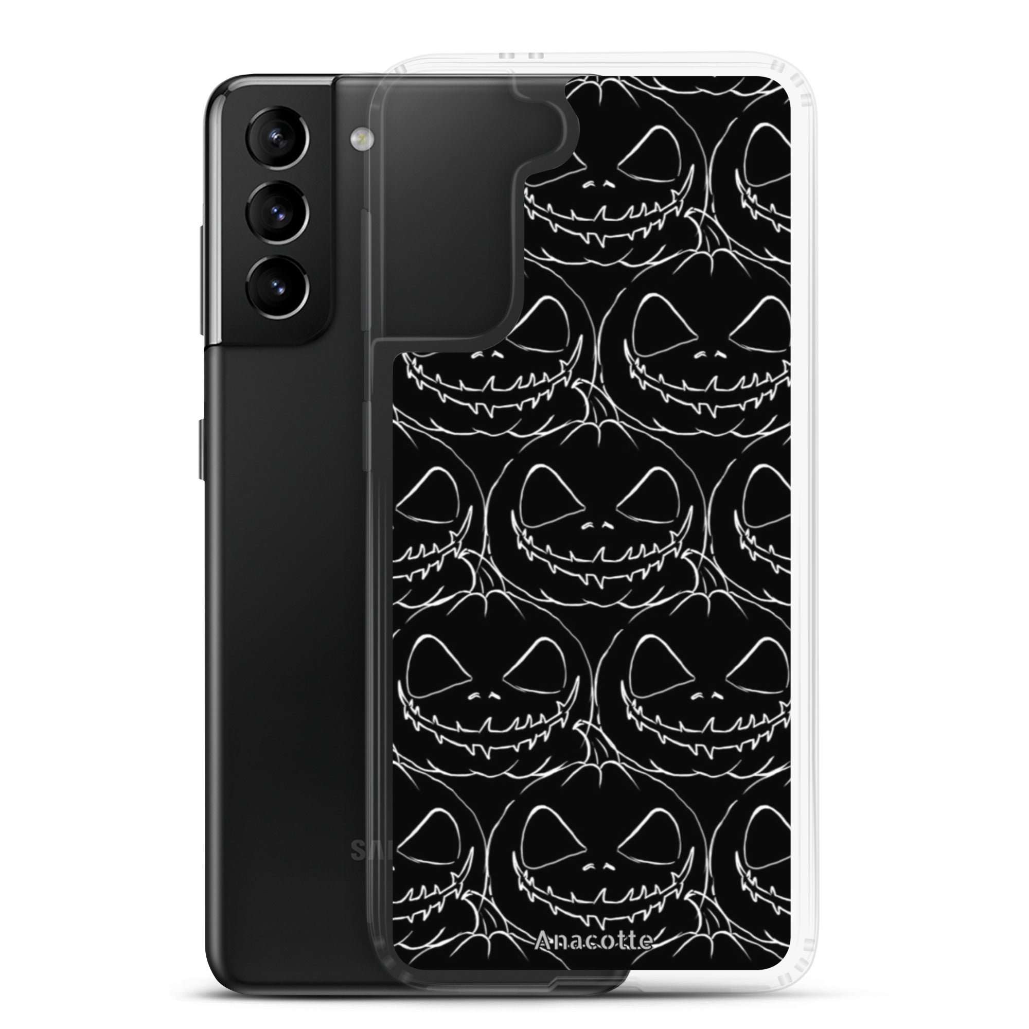 Samsung Case Halloween Black pumpkin Anacotte