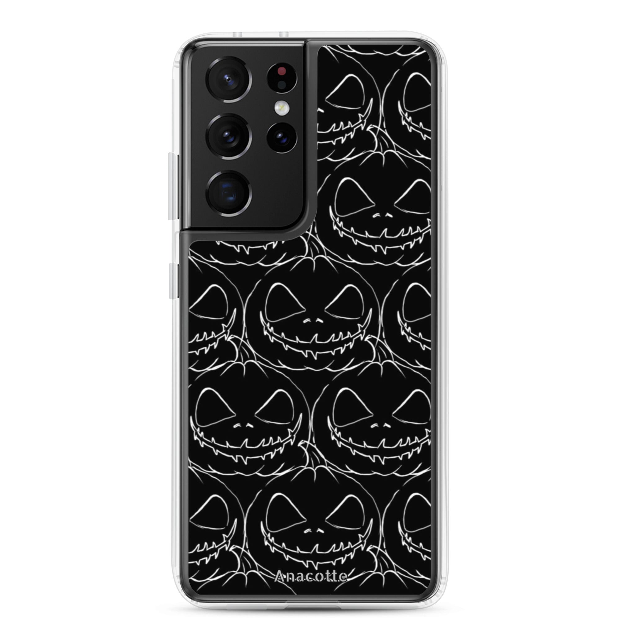 Samsung Case Halloween Black pumpkin Anacotte