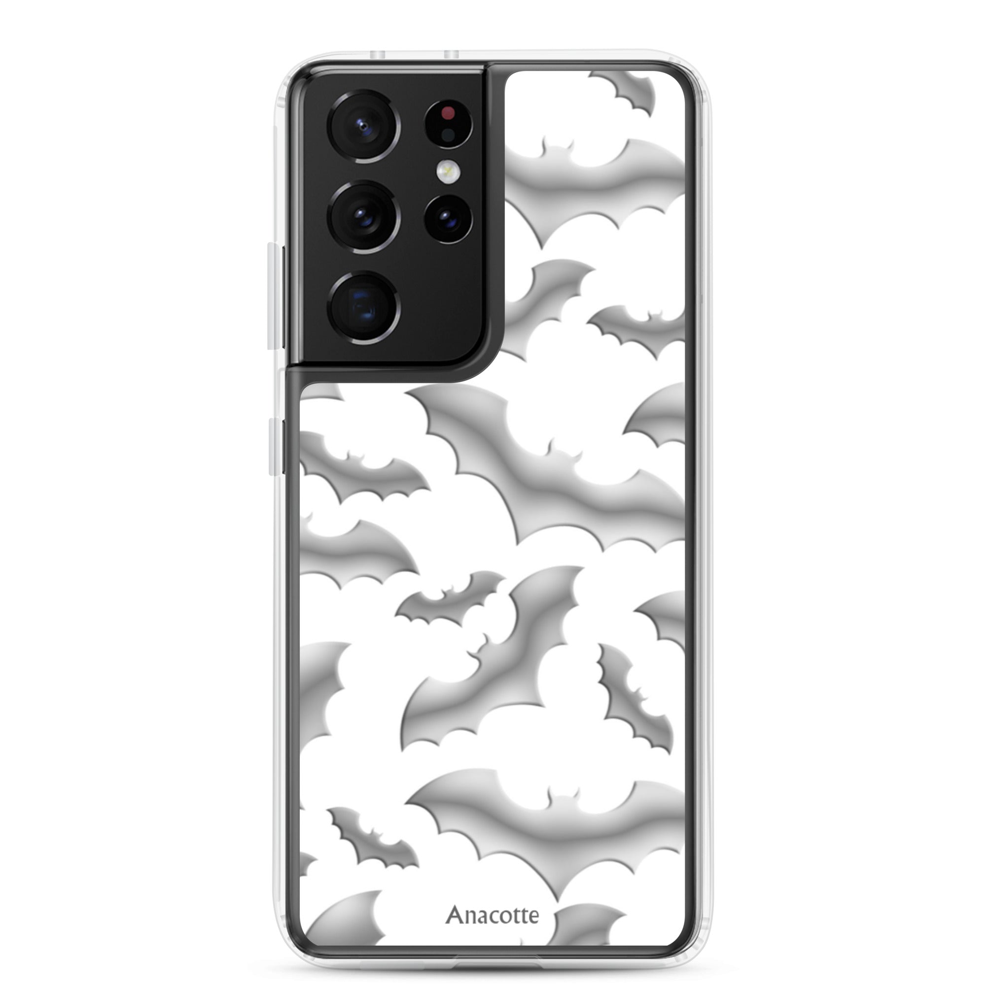 Samsung Case Halloween Bat White Anacotte