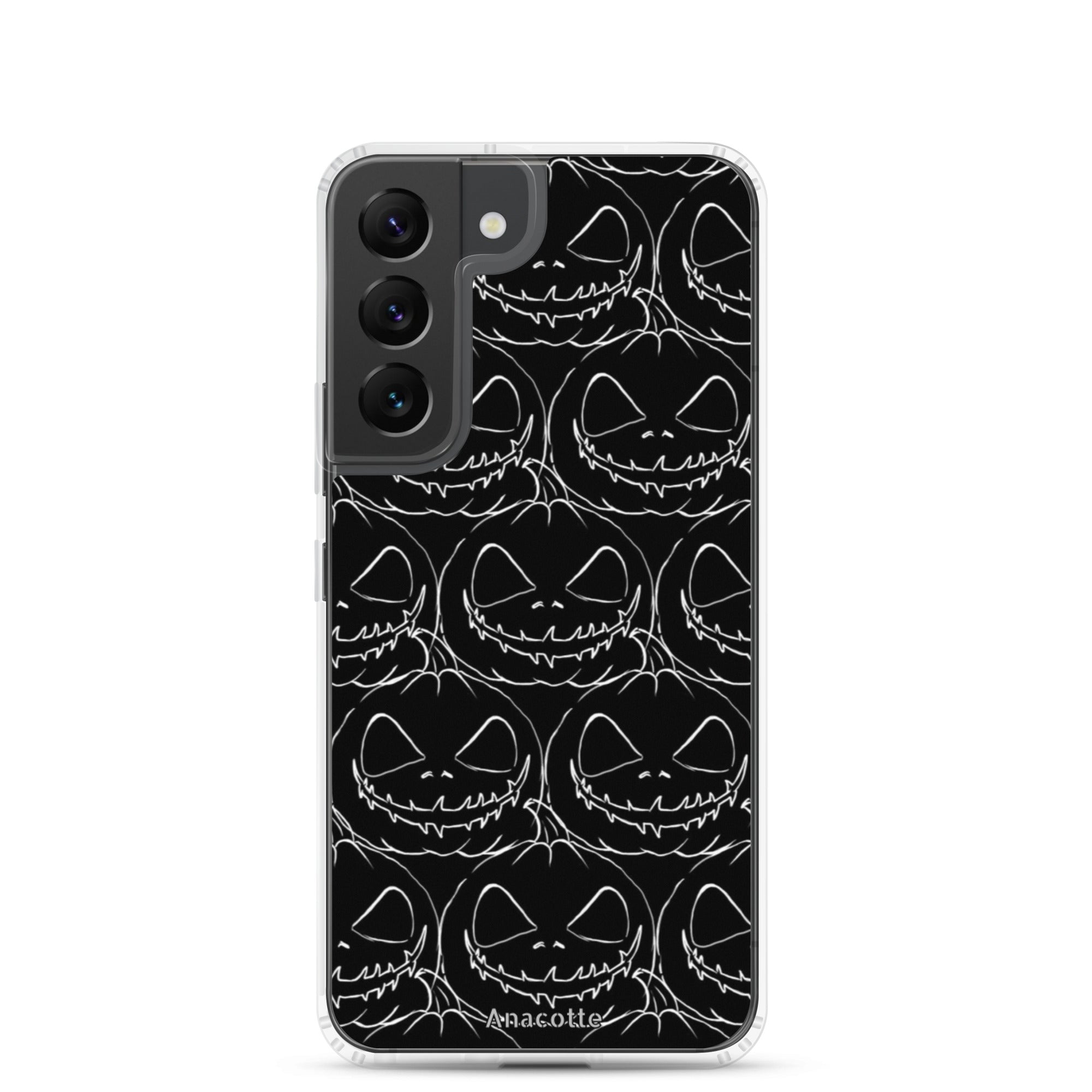 Samsung Case Halloween Black pumpkin Anacotte