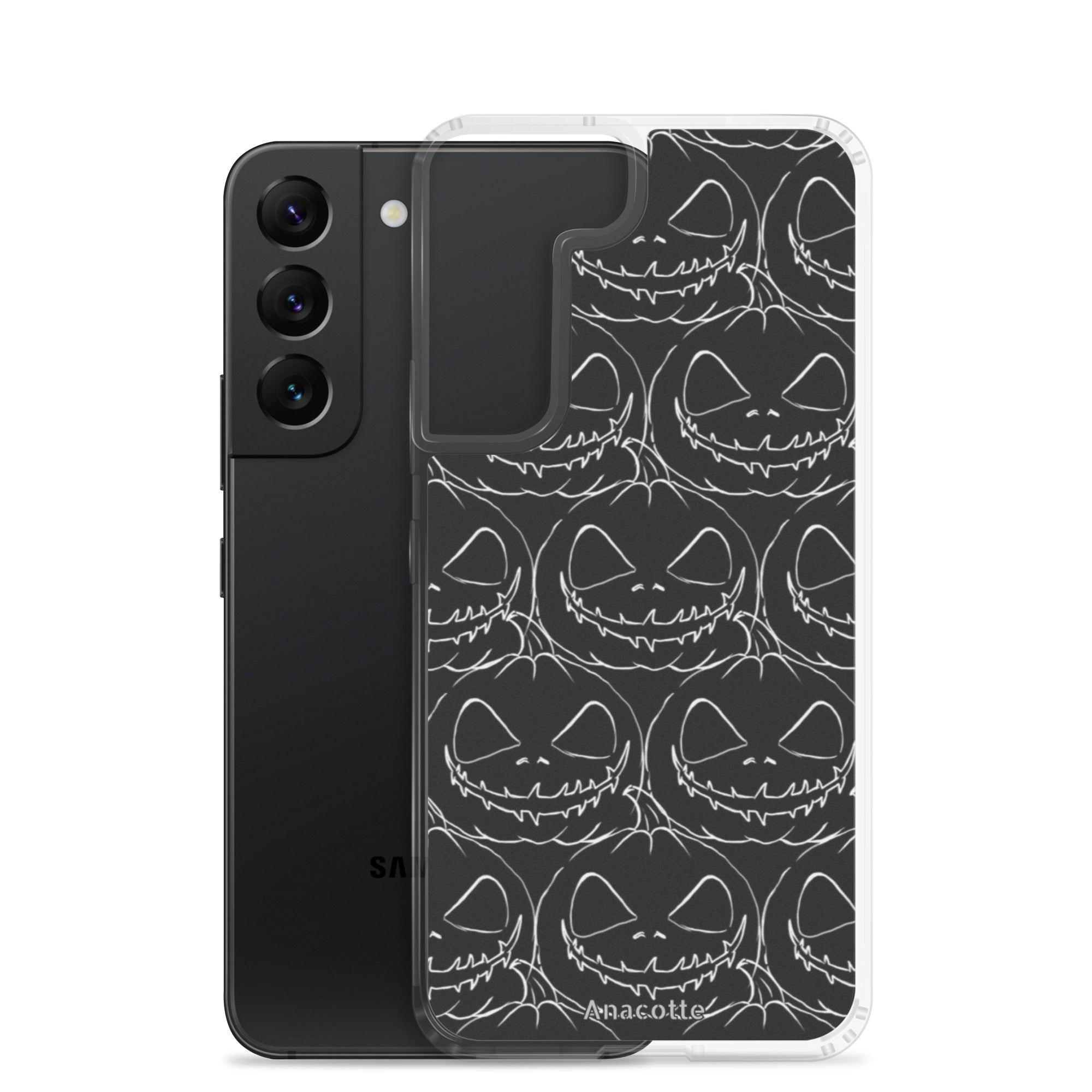 Samsung Case Halloween Black pumpkin Anacotte