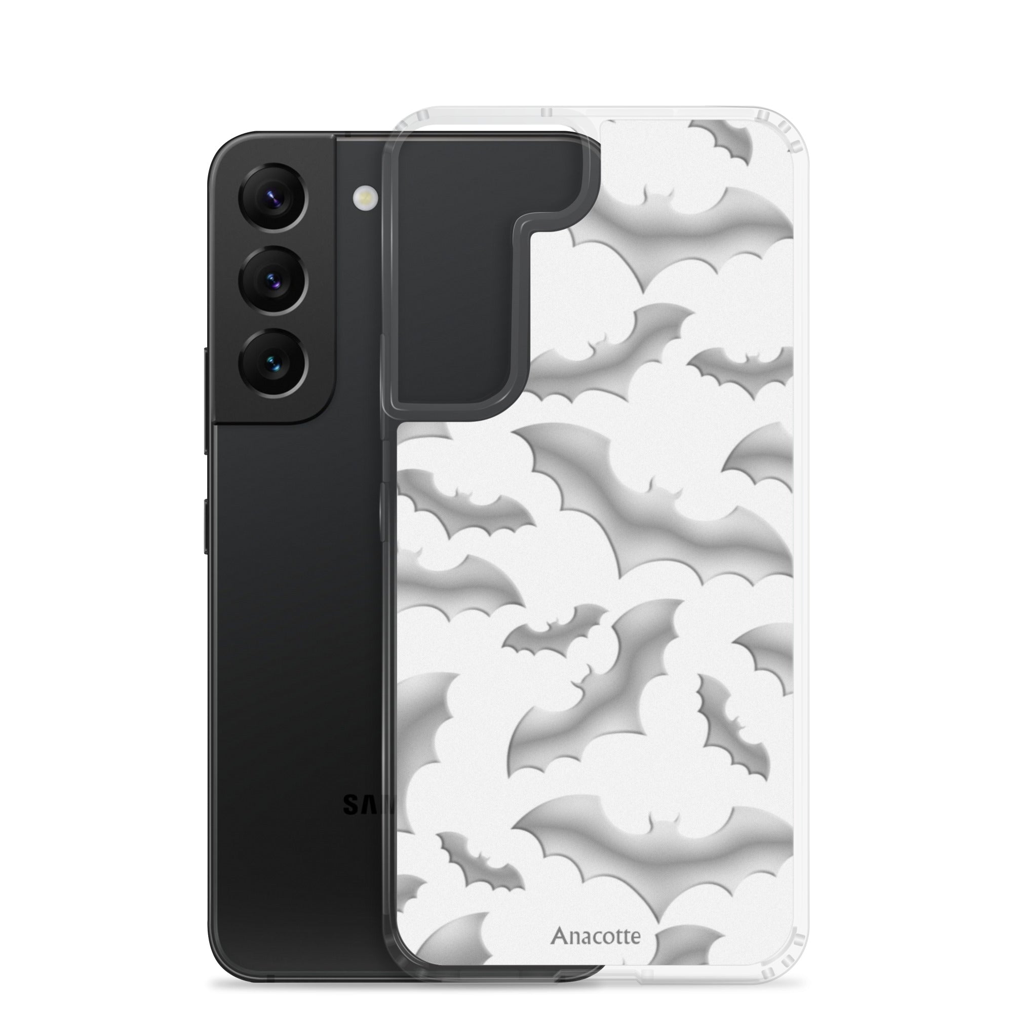 Samsung Case Halloween Bat White Anacotte