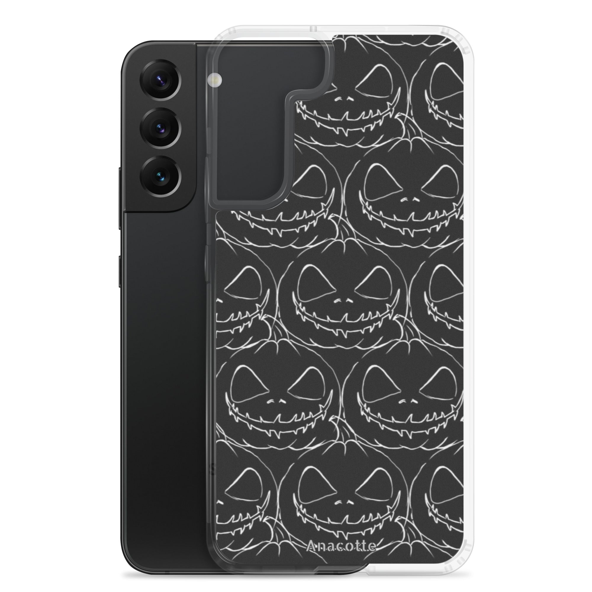 Samsung Case Halloween Black pumpkin Anacotte