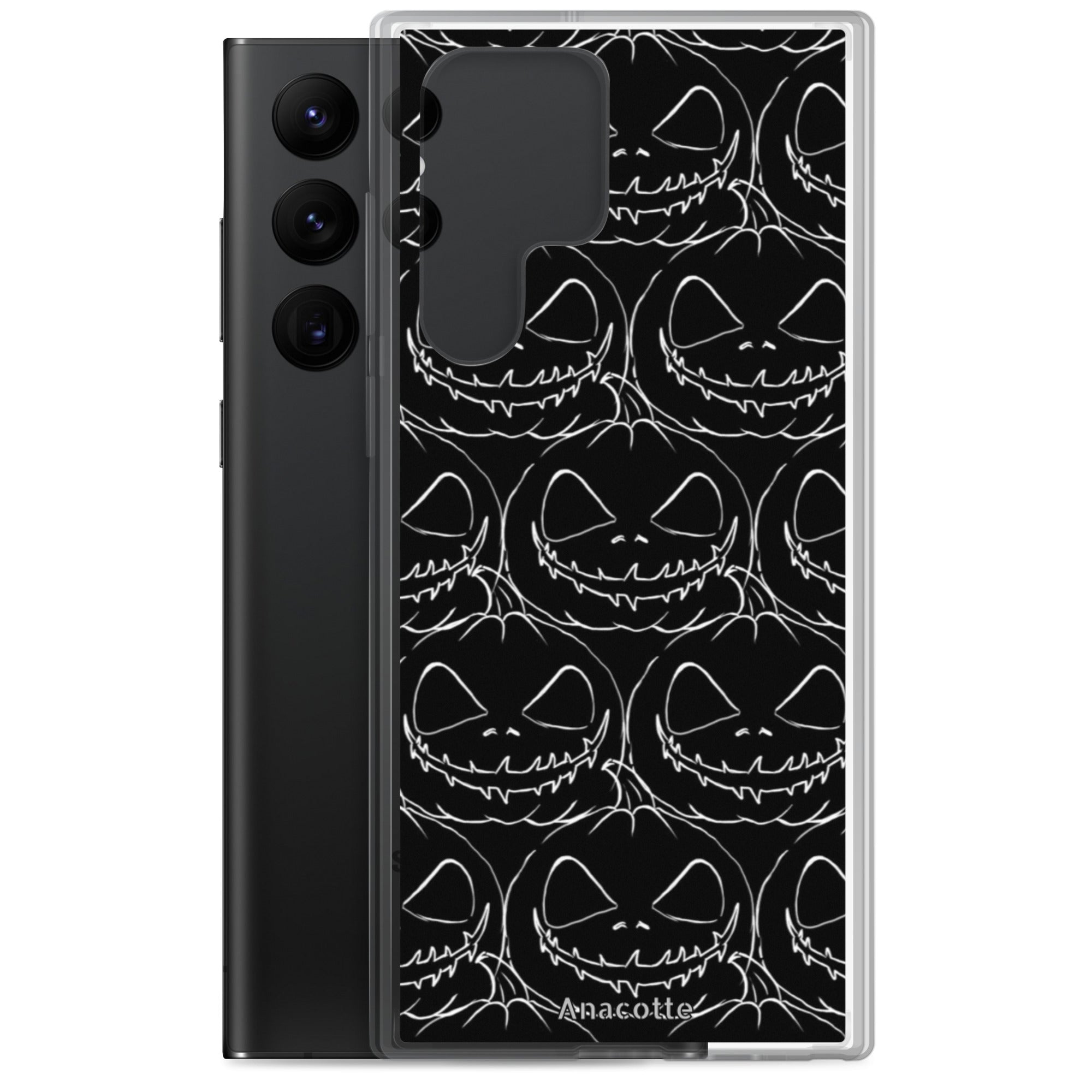 Samsung Case Halloween Black pumpkin Anacotte