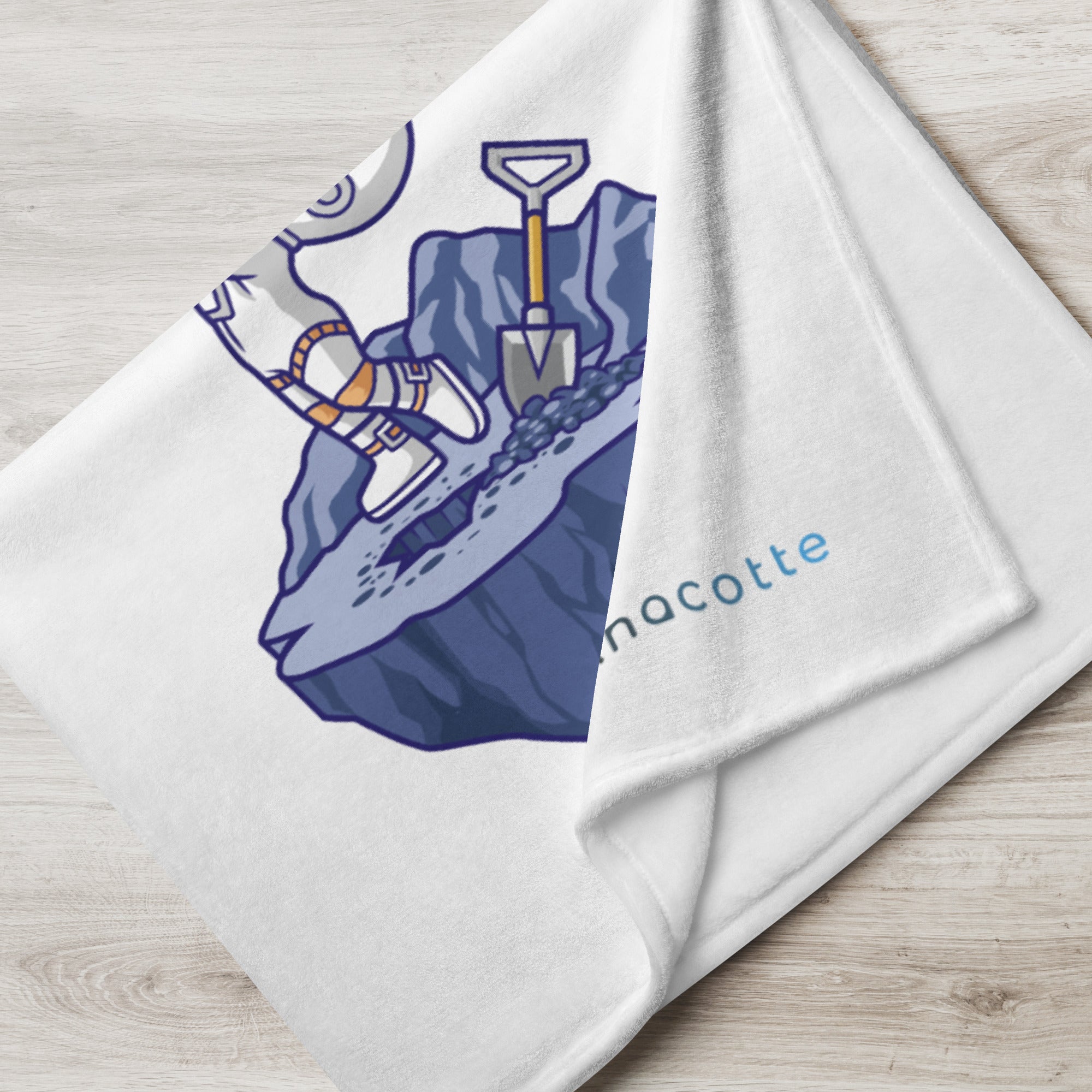 Anacotte Astronaut Throw Blanket