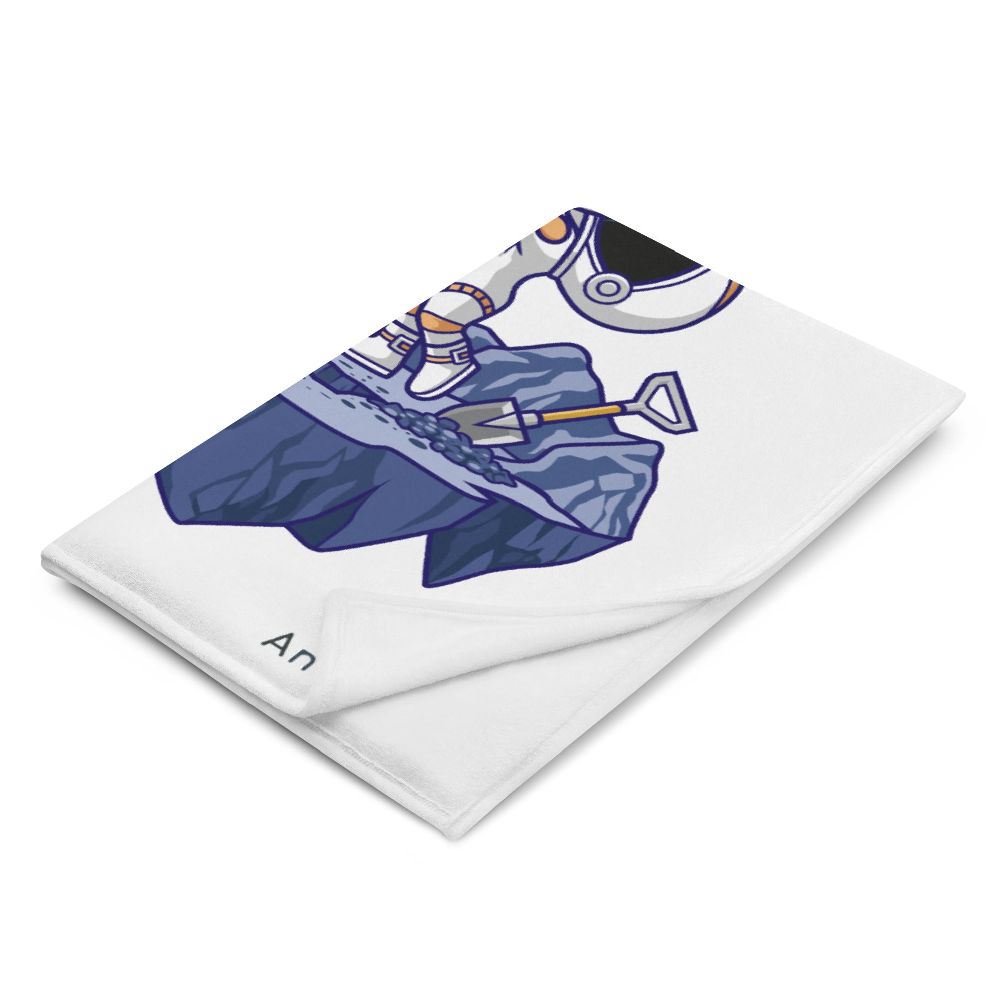 Anacotte Astronaut Throw Blanket