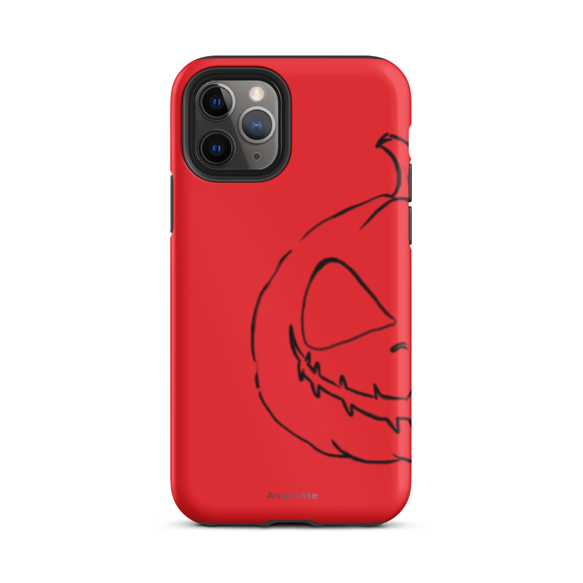 Anacotte Halloween Spooky Charm Pumpkin for iPhone 14, 13, 12, 11 Case